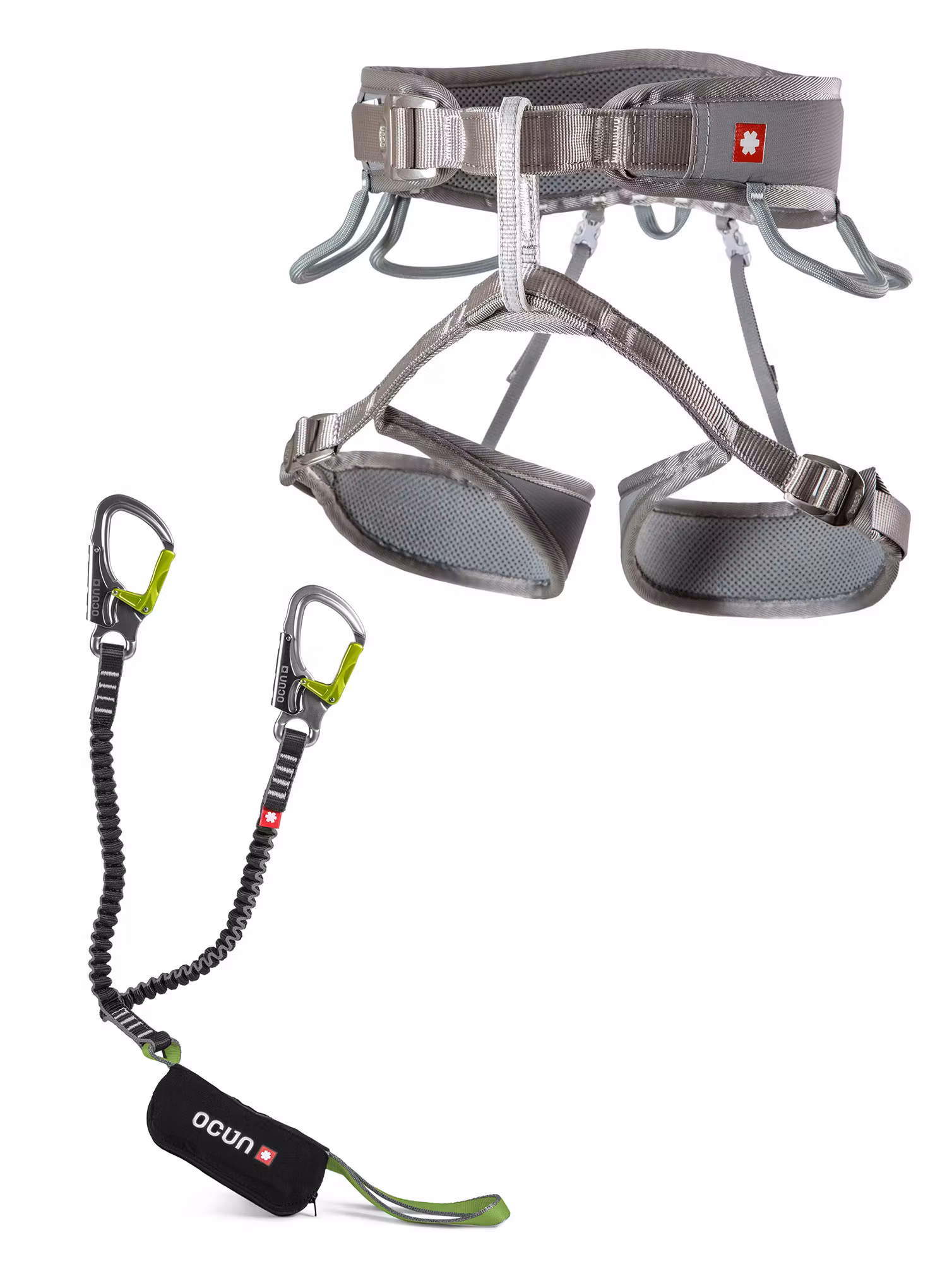 Ferratový set Ocun Via Ferrata Twist Set - grey silver