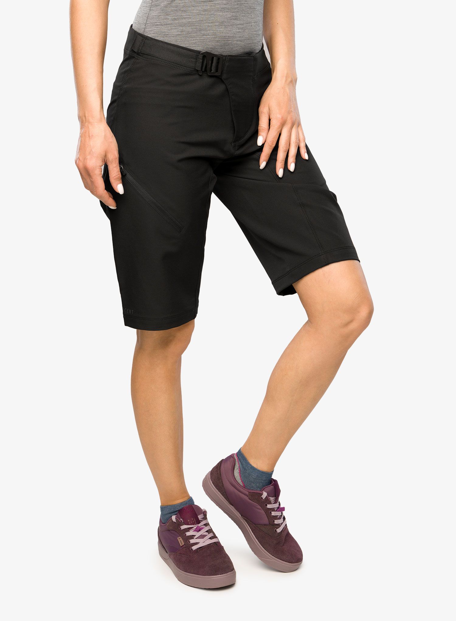 Dámske cyklistické šortky 100% Airmatic - black