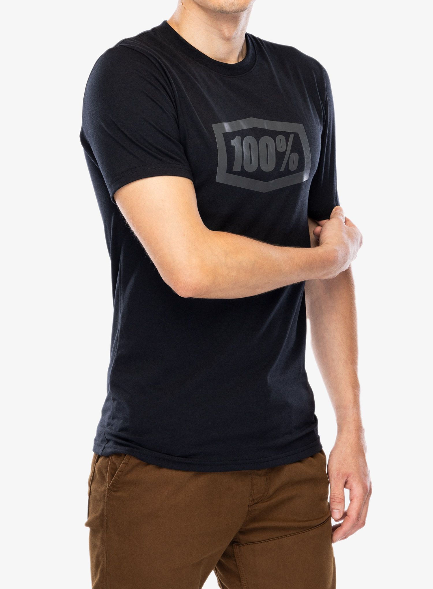 Tričko 100% Icon Tech SS - black