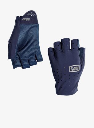 Rukavice bez prstov 100% Sling Bike Short Finger Gloves - navy