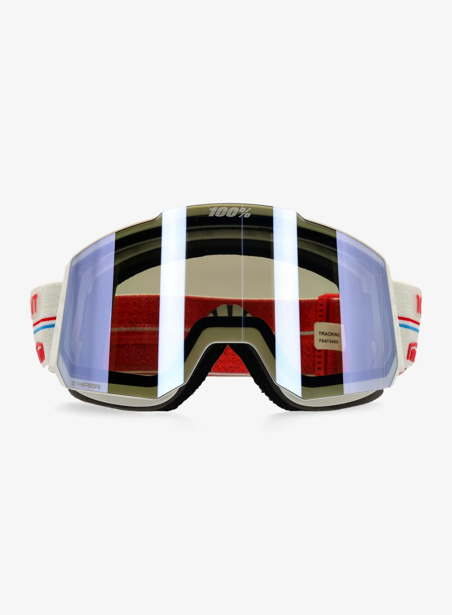 Lyžiarske okuliare 100% Snowcraft Hiper - launch/mirror red lens