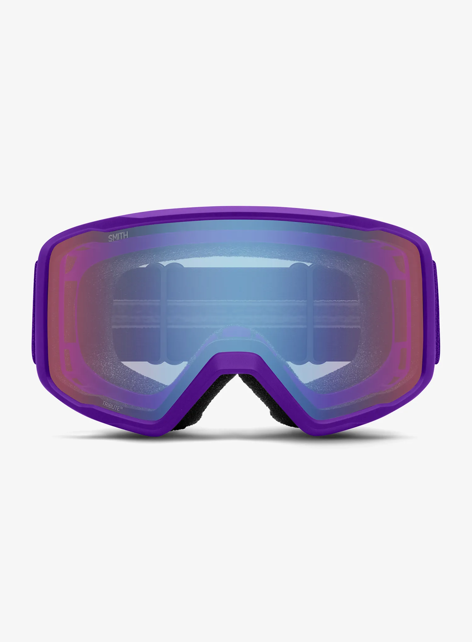 Lyžiarske okuliare Smith Tribute - purple/blue sensor mir antifog