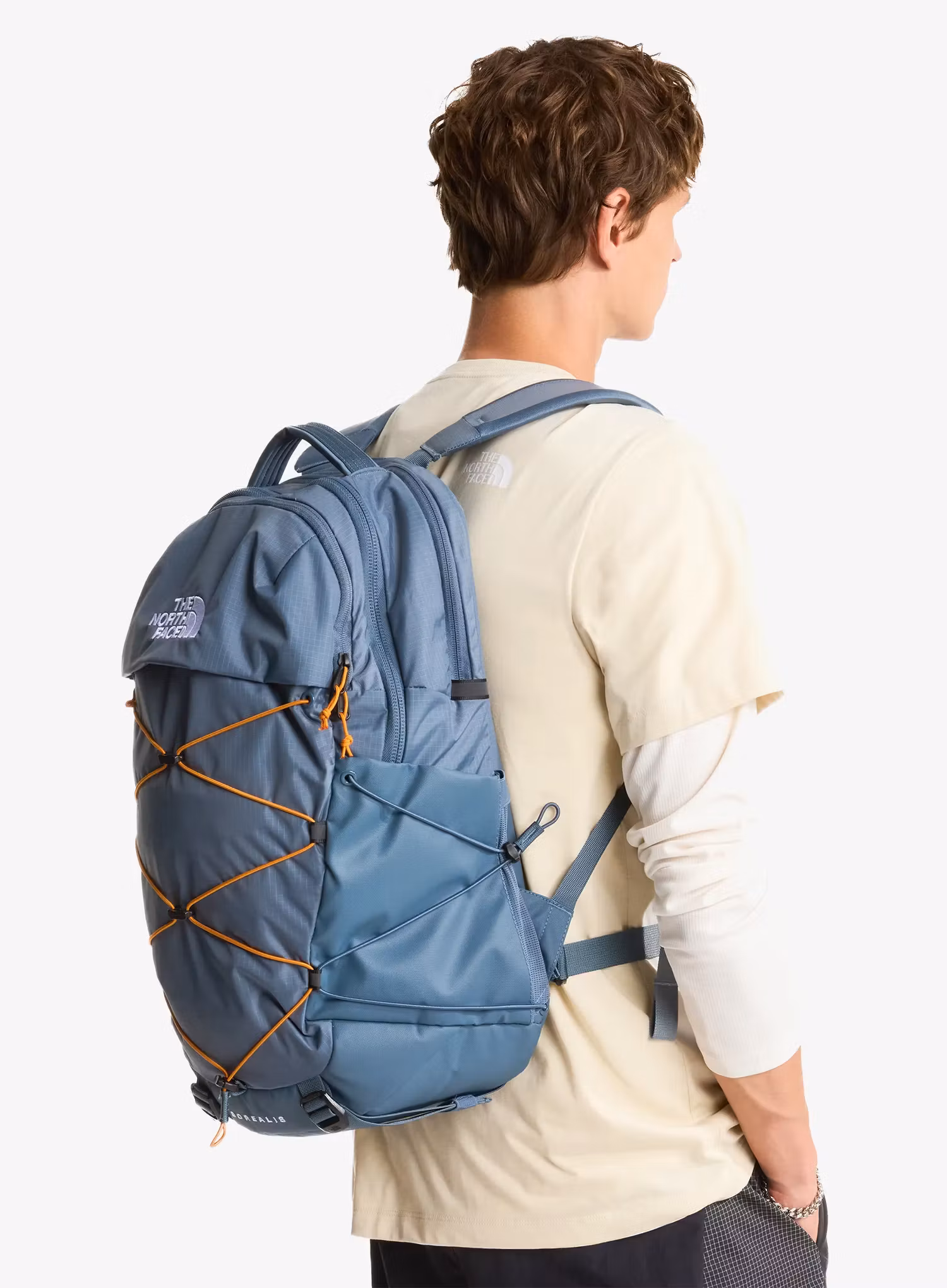 Športový ruksak The North Face Borealis - granite grey/dust orange
