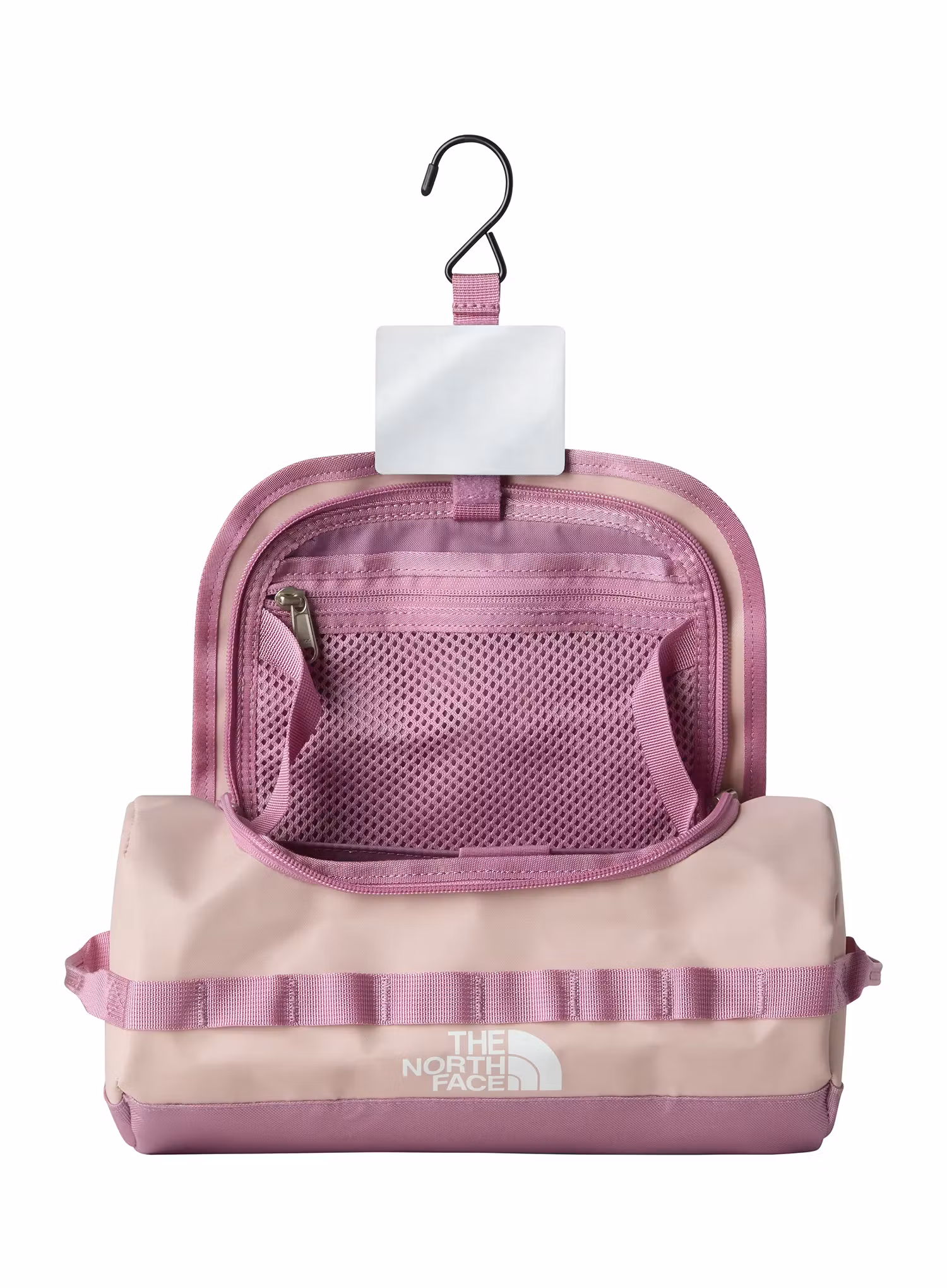 Kozmetická taštička The North Face BC Travel Canister L - metal pink/laven