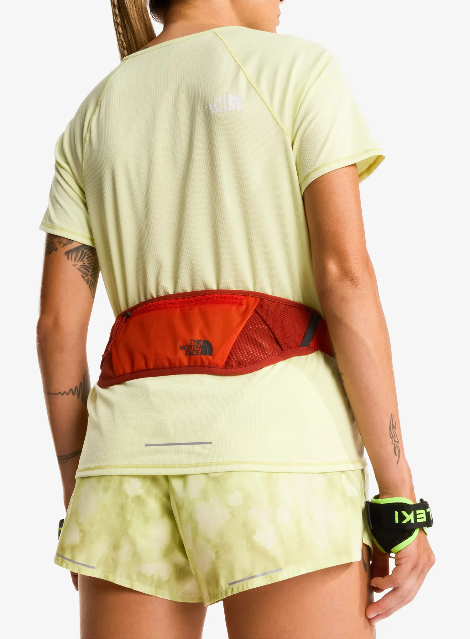 Bežecký opasok The North Face Sunriser Run Belt - lava red/iron clay