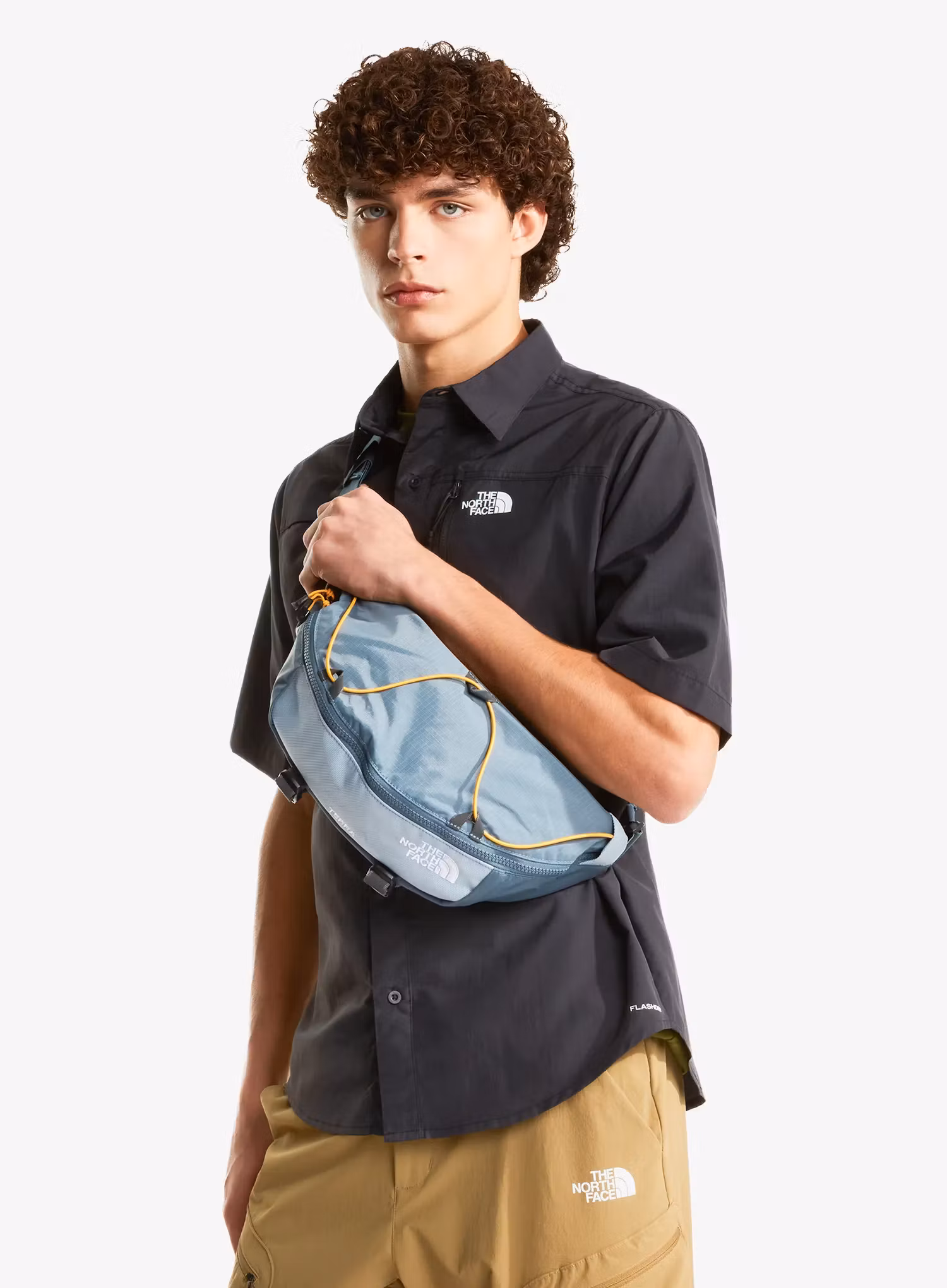 Ľadvinka The North Face Terra Lumbar 6L - granite grey/frost grey