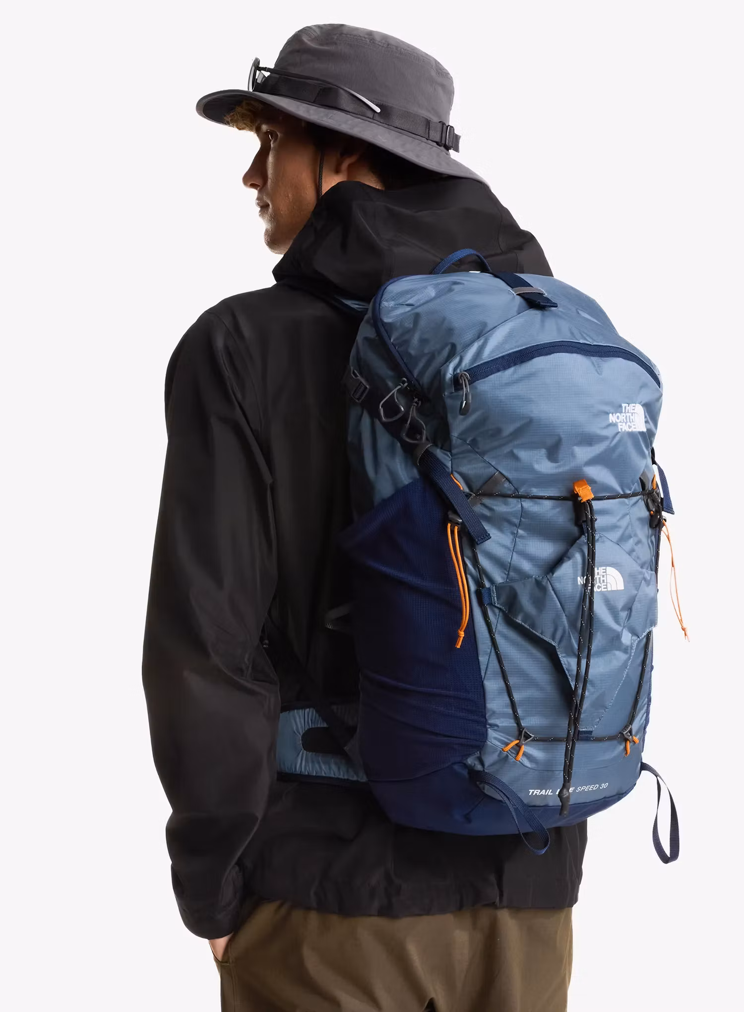 Cyklistický batoh The North Face Trail Lite Speed 30 - grey/navy/dust orange