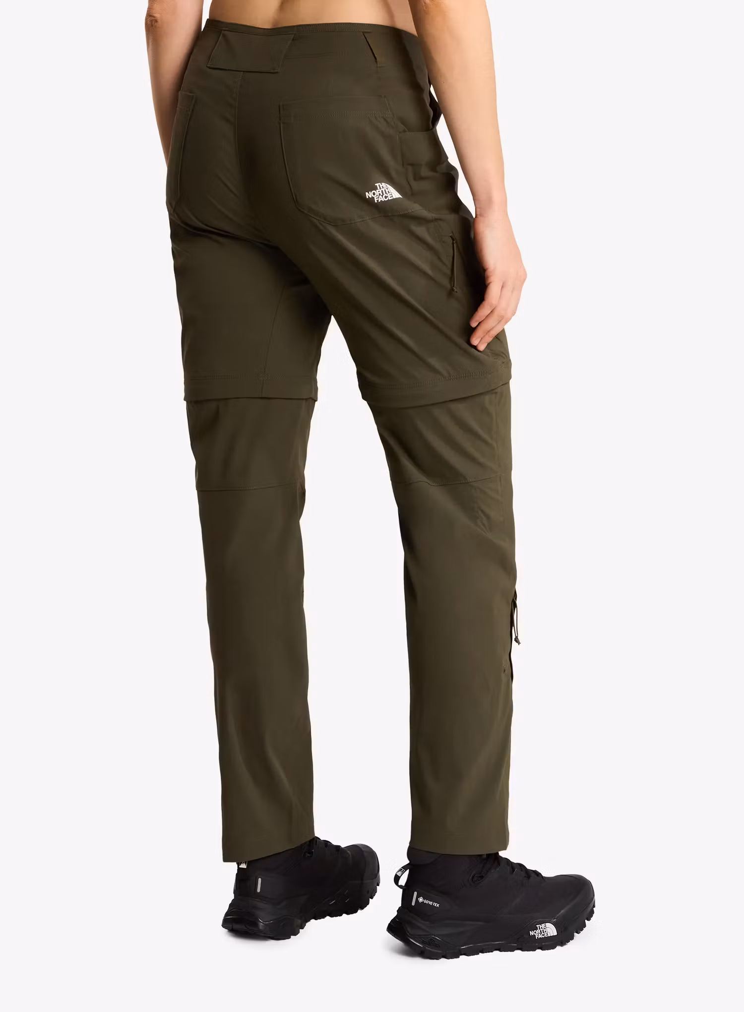 Turistické nohavice dámske The North Face Exploration Reg Straight Convertible Pant - new taupe green