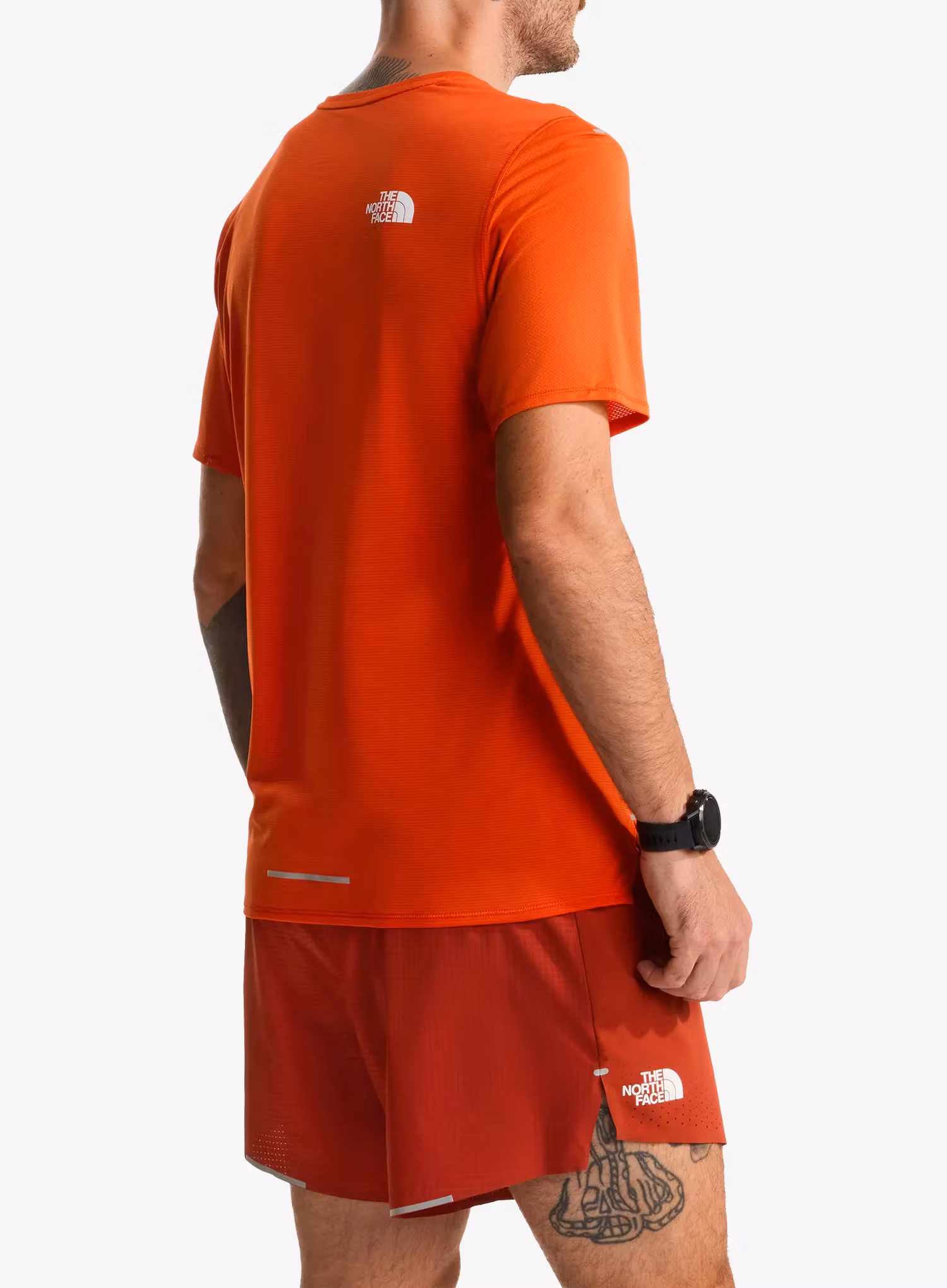 Bežecké tričko The North Face Summit High Trail S/S - lava red
