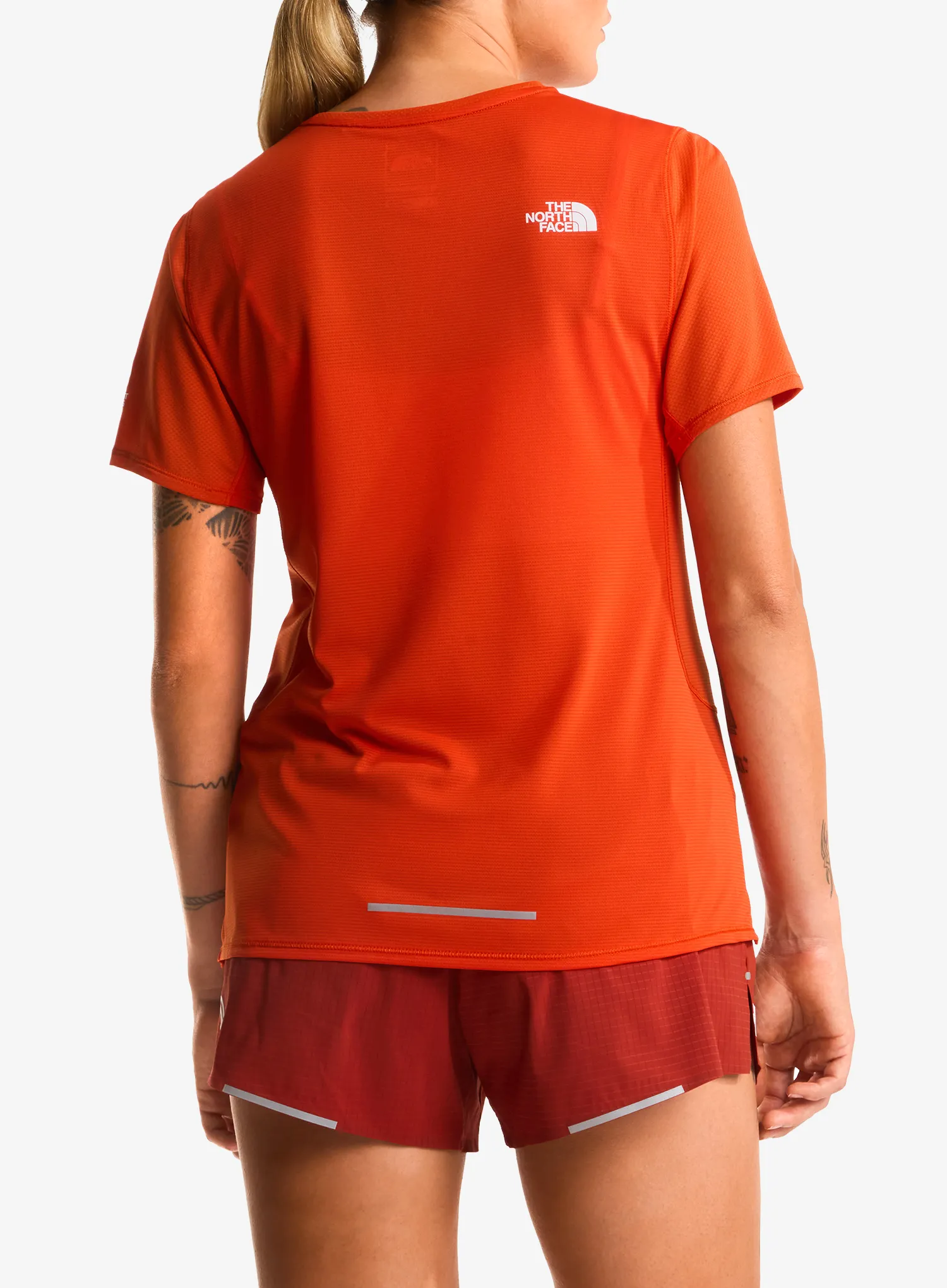 Bežecké tričko dámske The North Face Summit High Trail SS - lava red