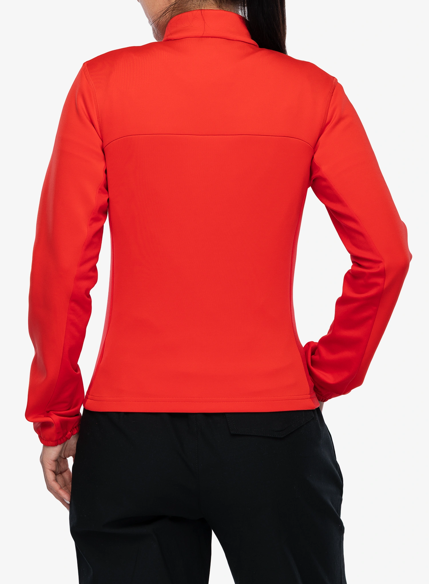Flísová mikina dámska Columbia Sloan Crest Spacer Fleece FZ - poppy red