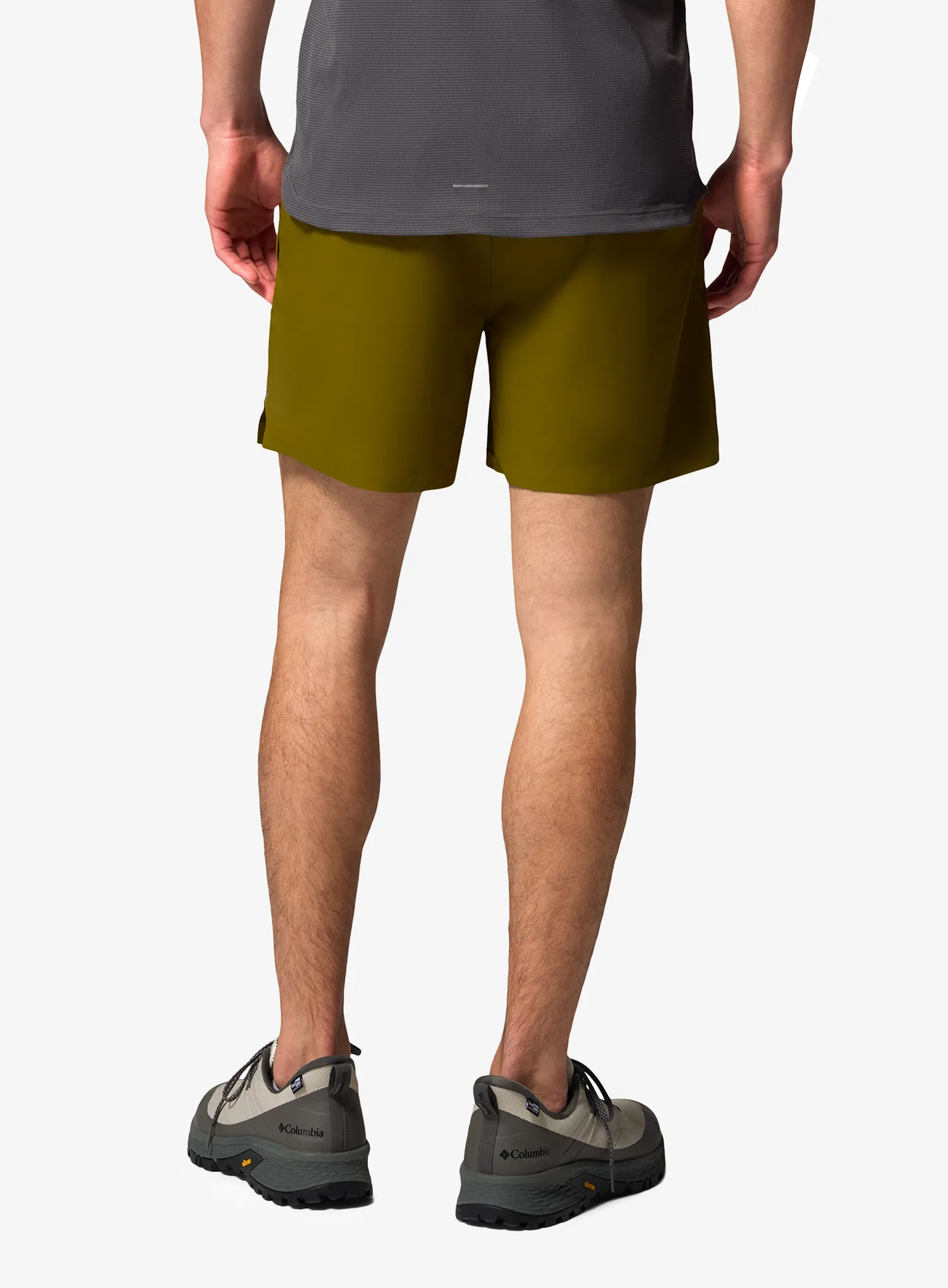 Kraťasy pánske Columbia Stealth Spring Lined Short - mossy green