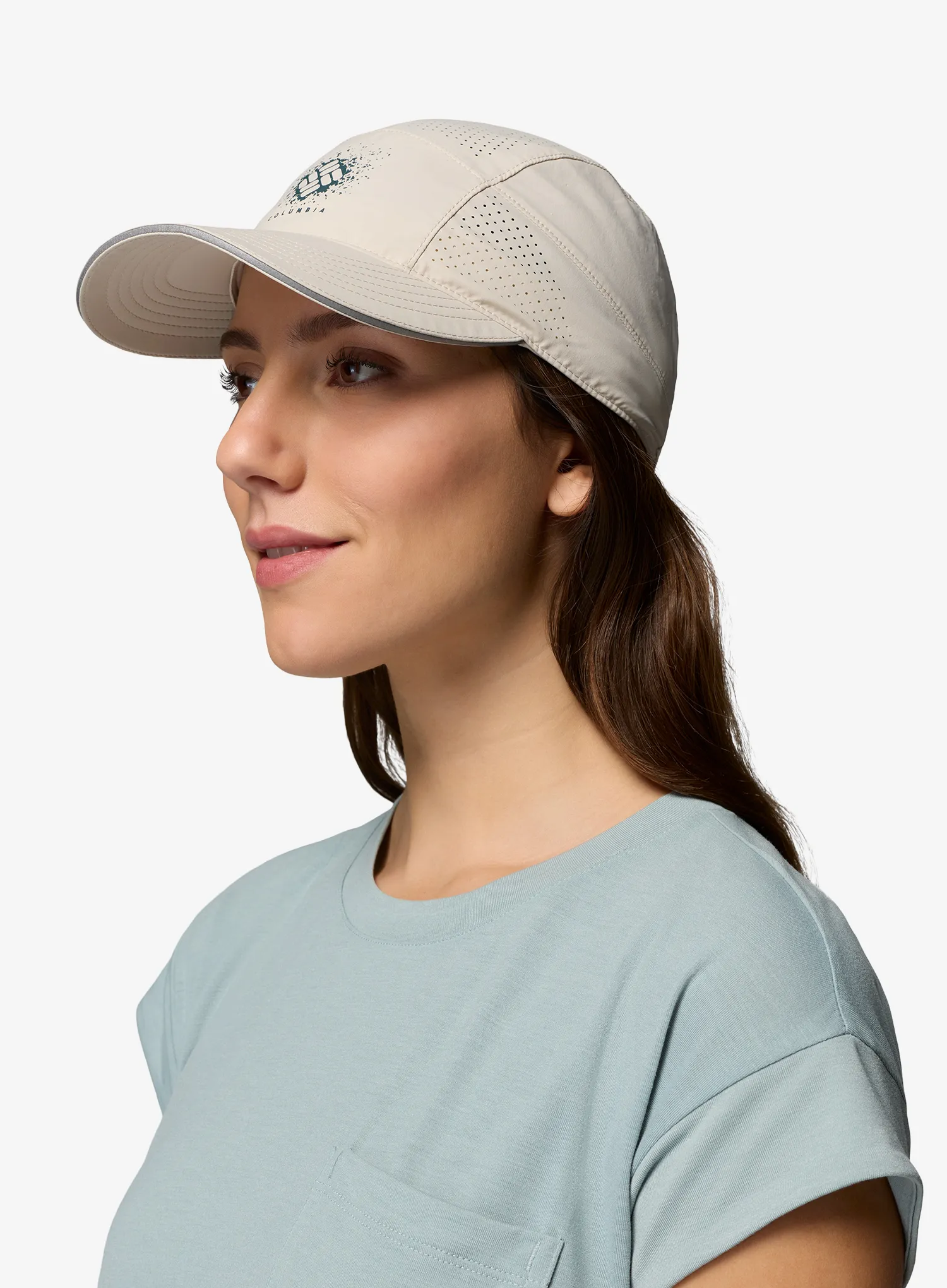 Šiltovka Columbia Speed Trail Ball Cap - dark stone/gem splatter