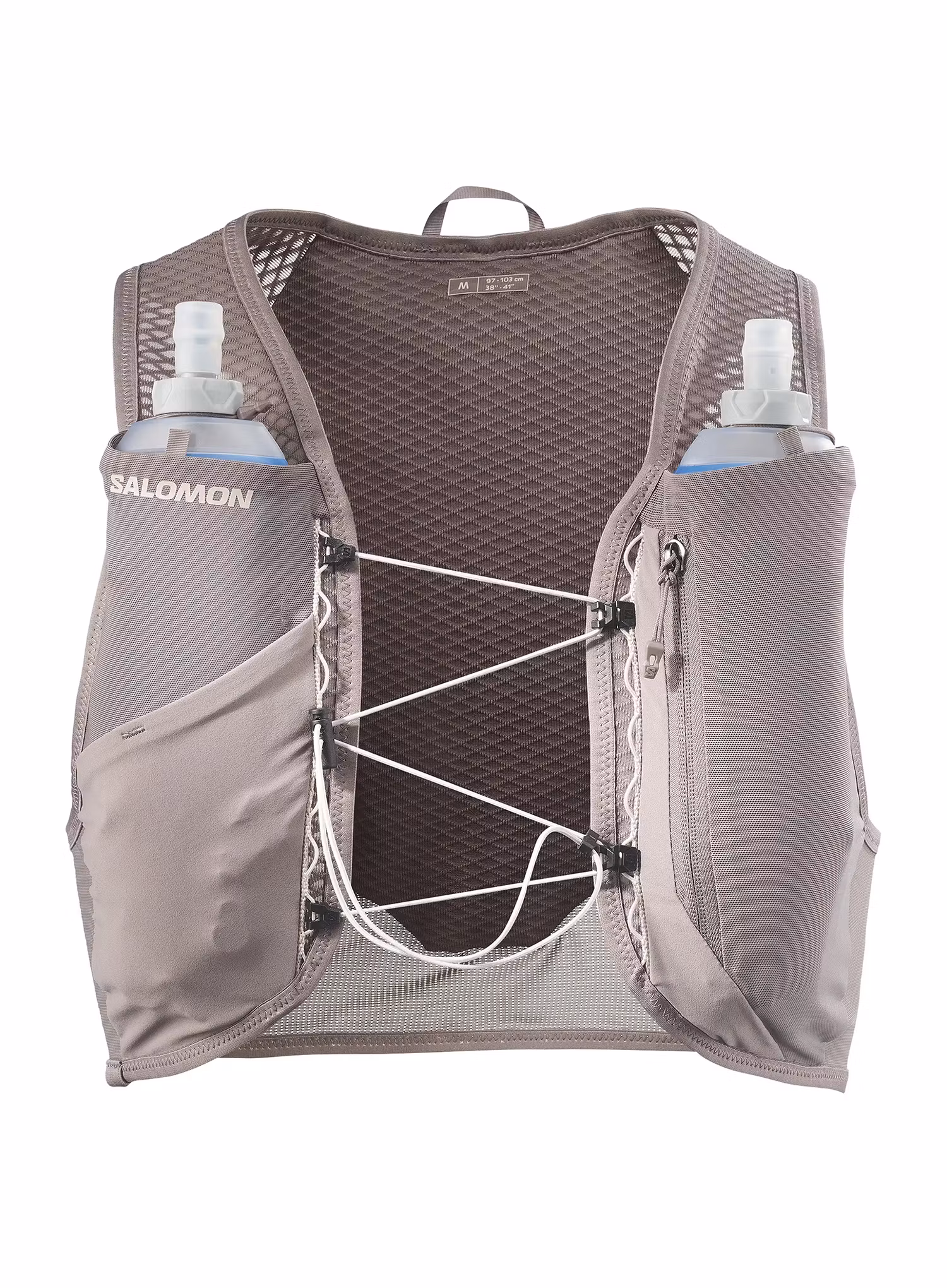 Bežecká vesta Salomon Active Skin 4 Grvl Set - iron/silver cloud