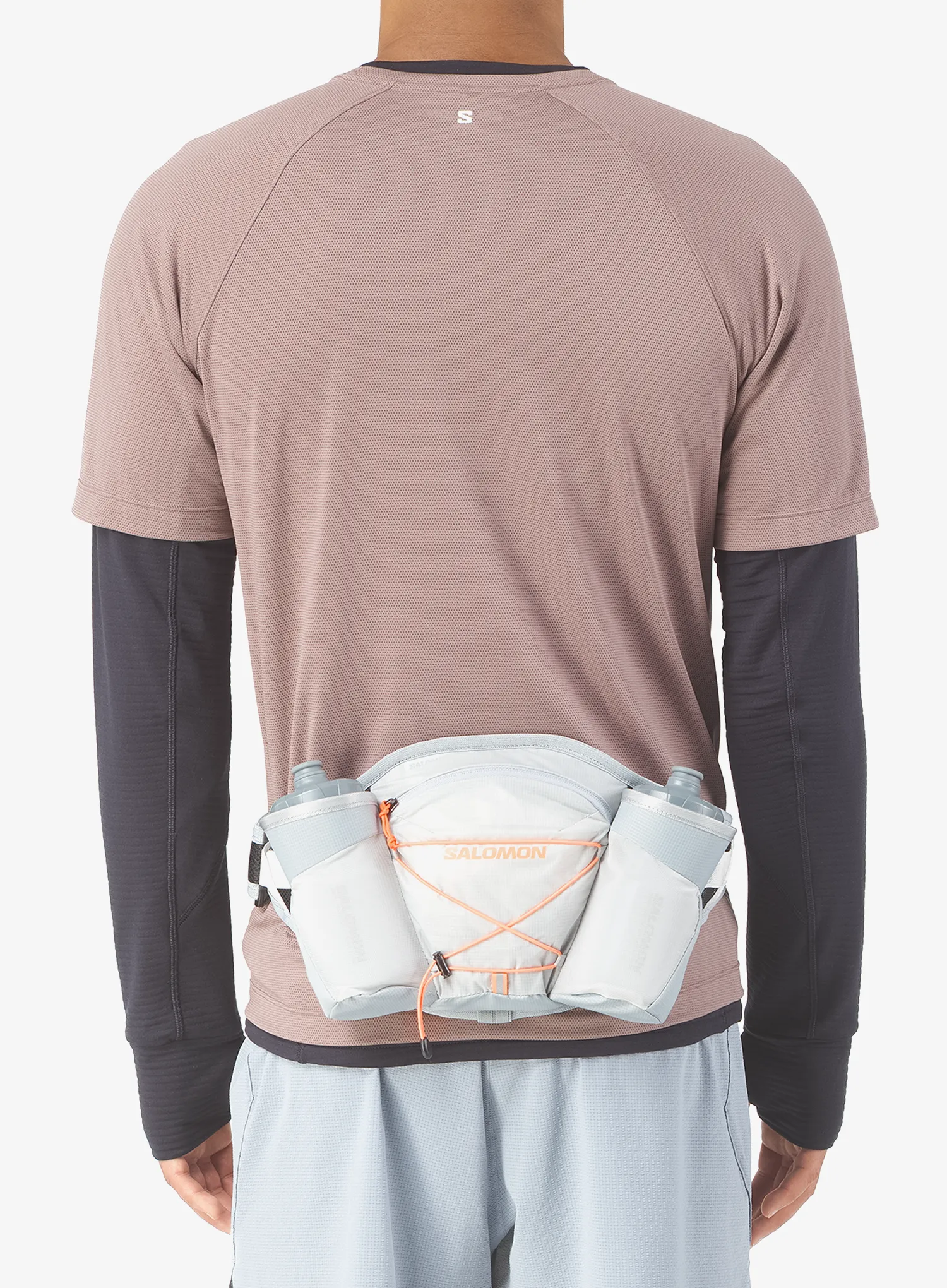 Opasok na beh Salomon Cross Belt 2 Bottles - gray violet/quarry