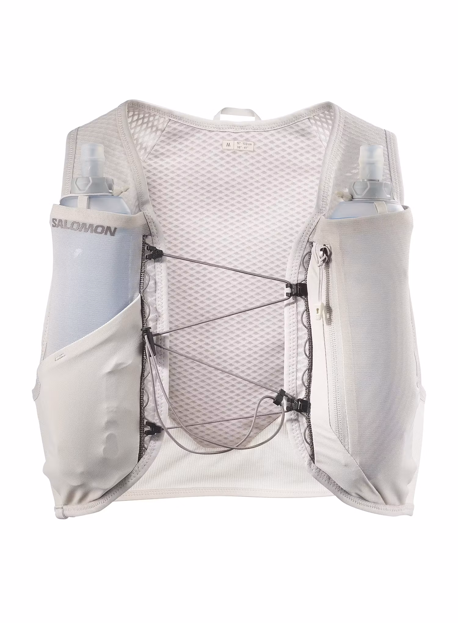 Bežecká vesta Salomon Active Skin 4 Grvl Set - silver cloud/iron