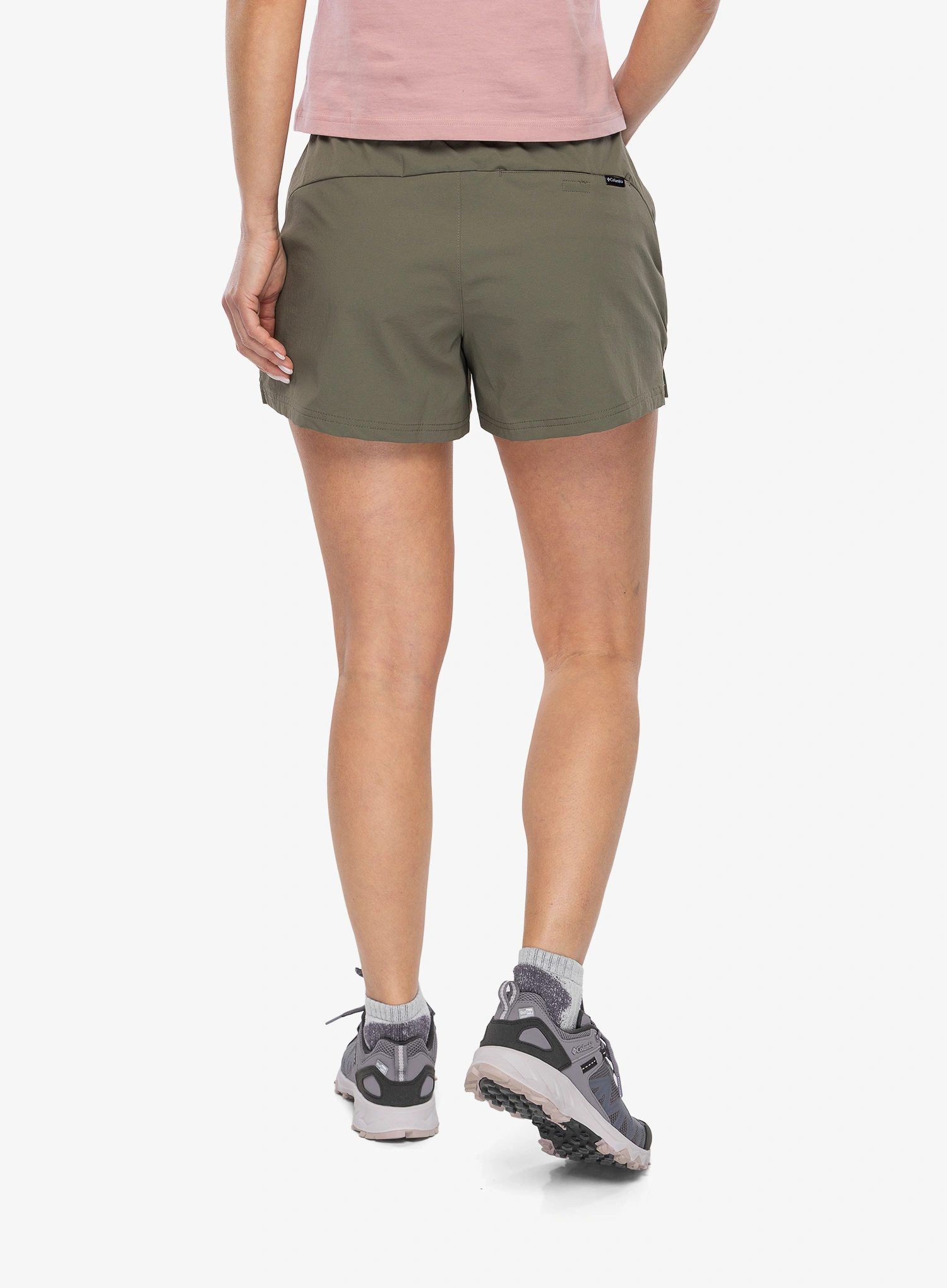 Turistické kraťasy dámske Columbia Shale Ridge Short - stone green