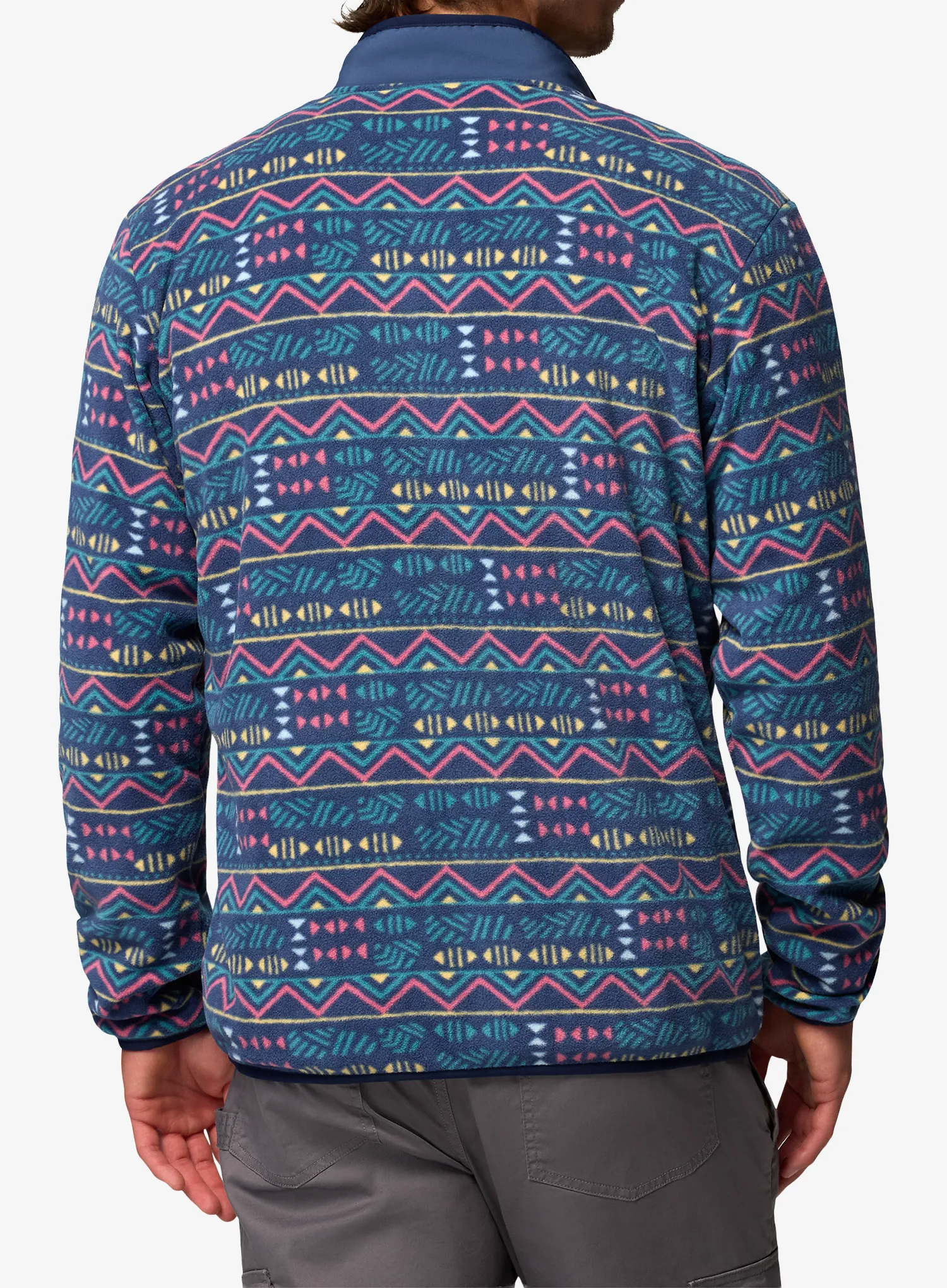 Flísová mikina Columbia Sequoia Grove Printed Full Zip - dark mountain/horizons
