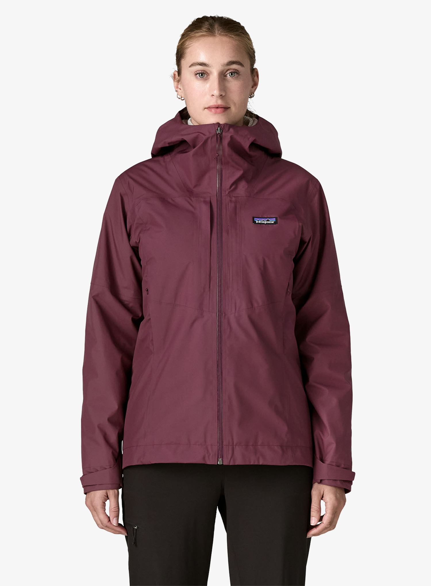 Bunda dámska Patagonia Insulated Boulder Fork Rain Jacket - berry fig