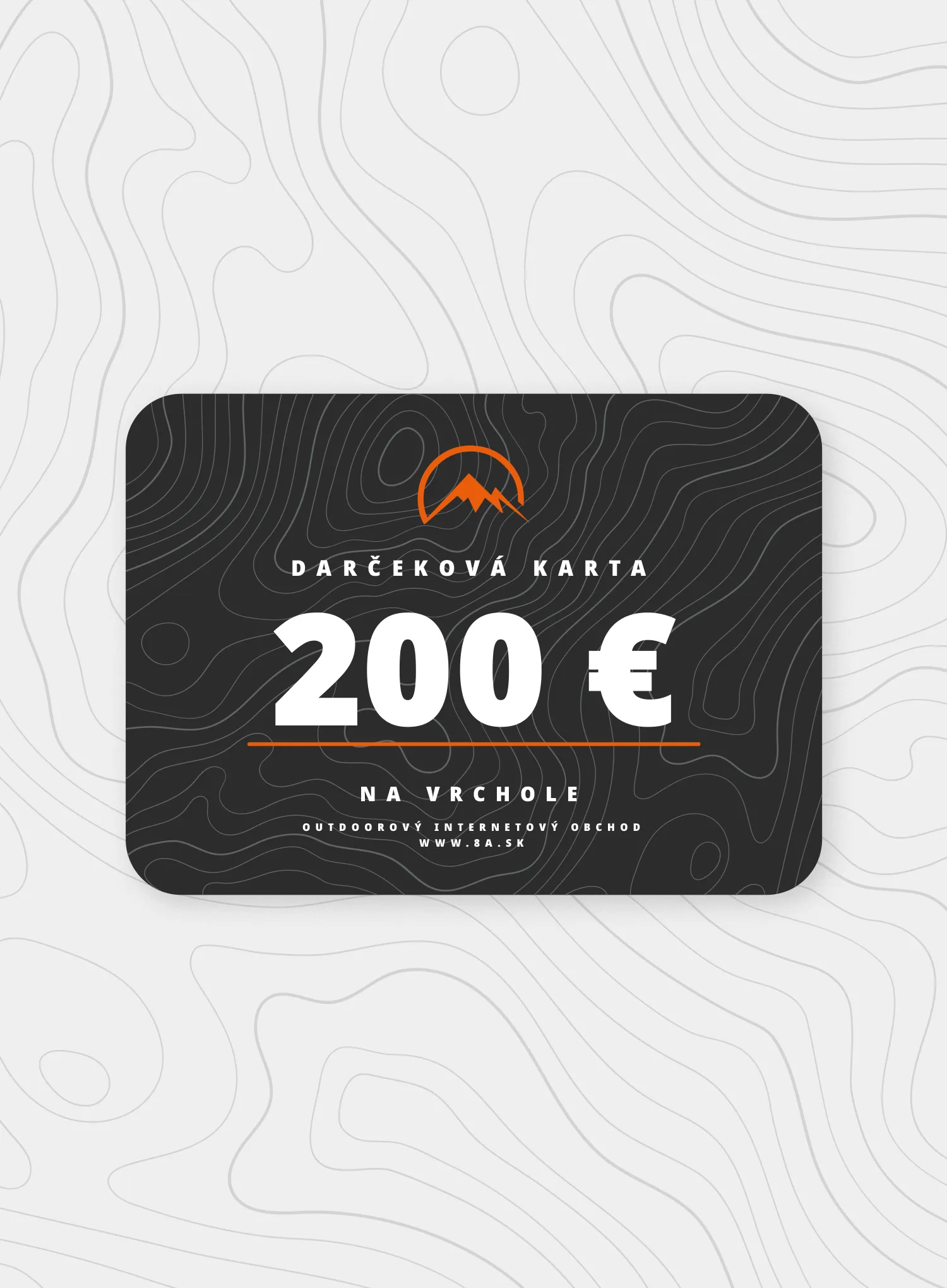 Darčekov&aacute; karta 200 &euro;
