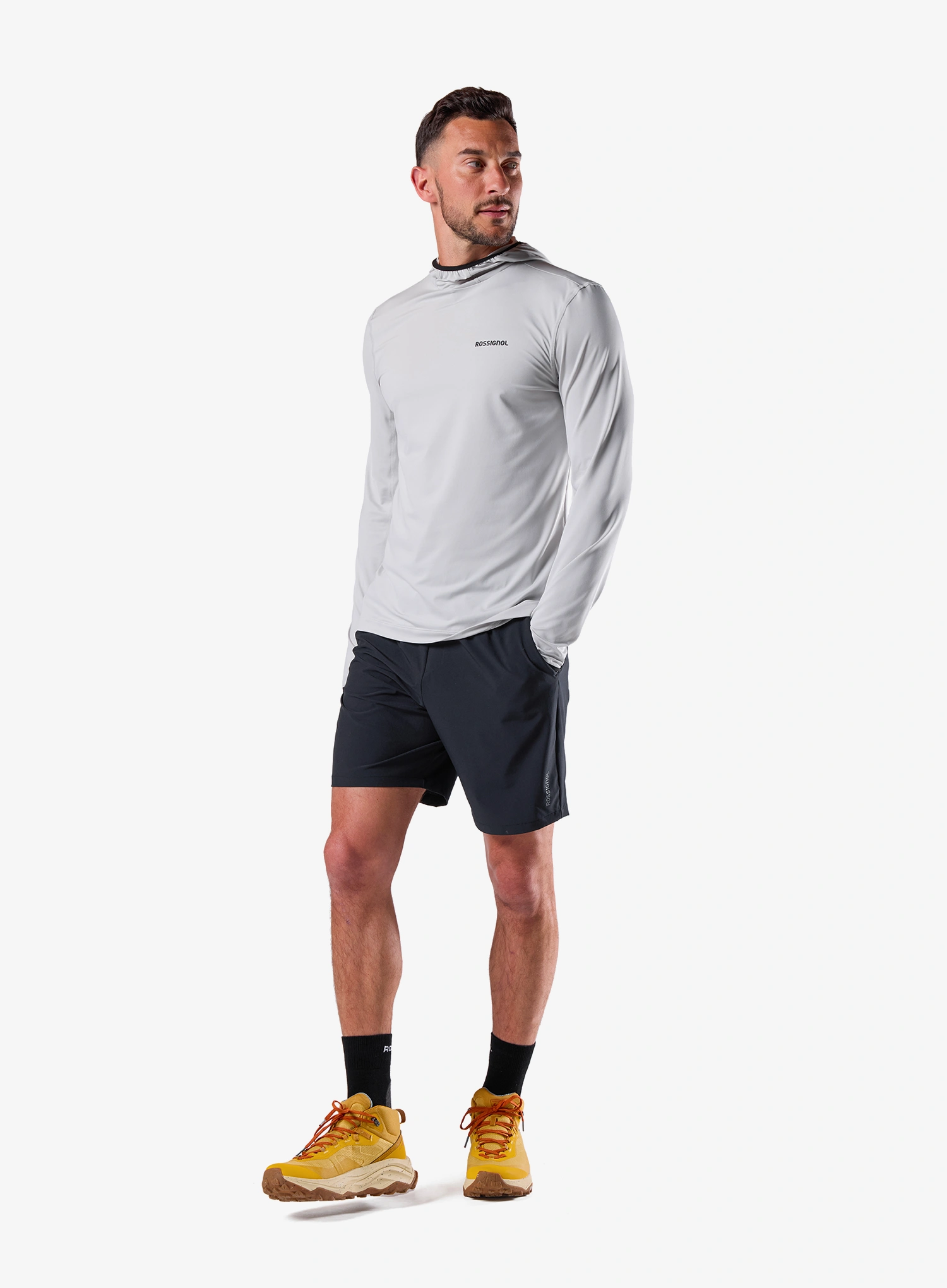 Bežecké kraťasy Rossignol Sidelhorn Short 7in - black