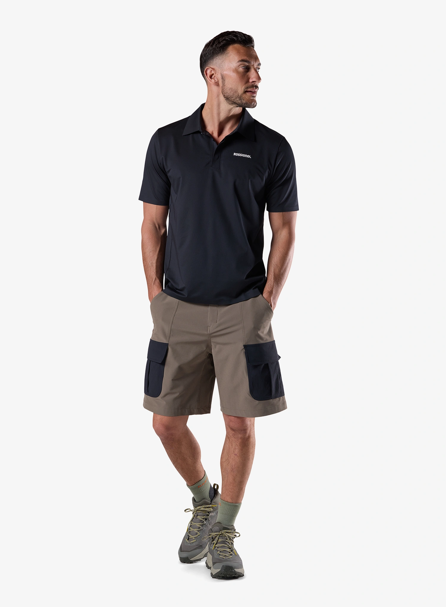 Pánske polo tričko Rossignol Lycian Polo - black
