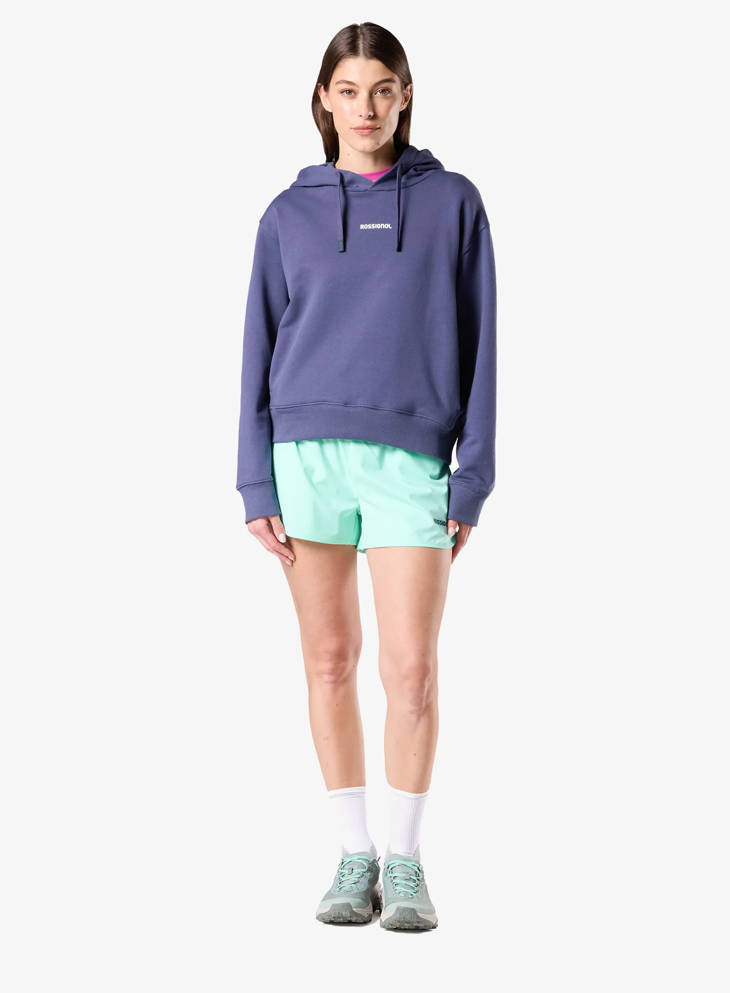 Dámska mikina s kapucňou Rossignol Waterfall Hoodie - true blue night 