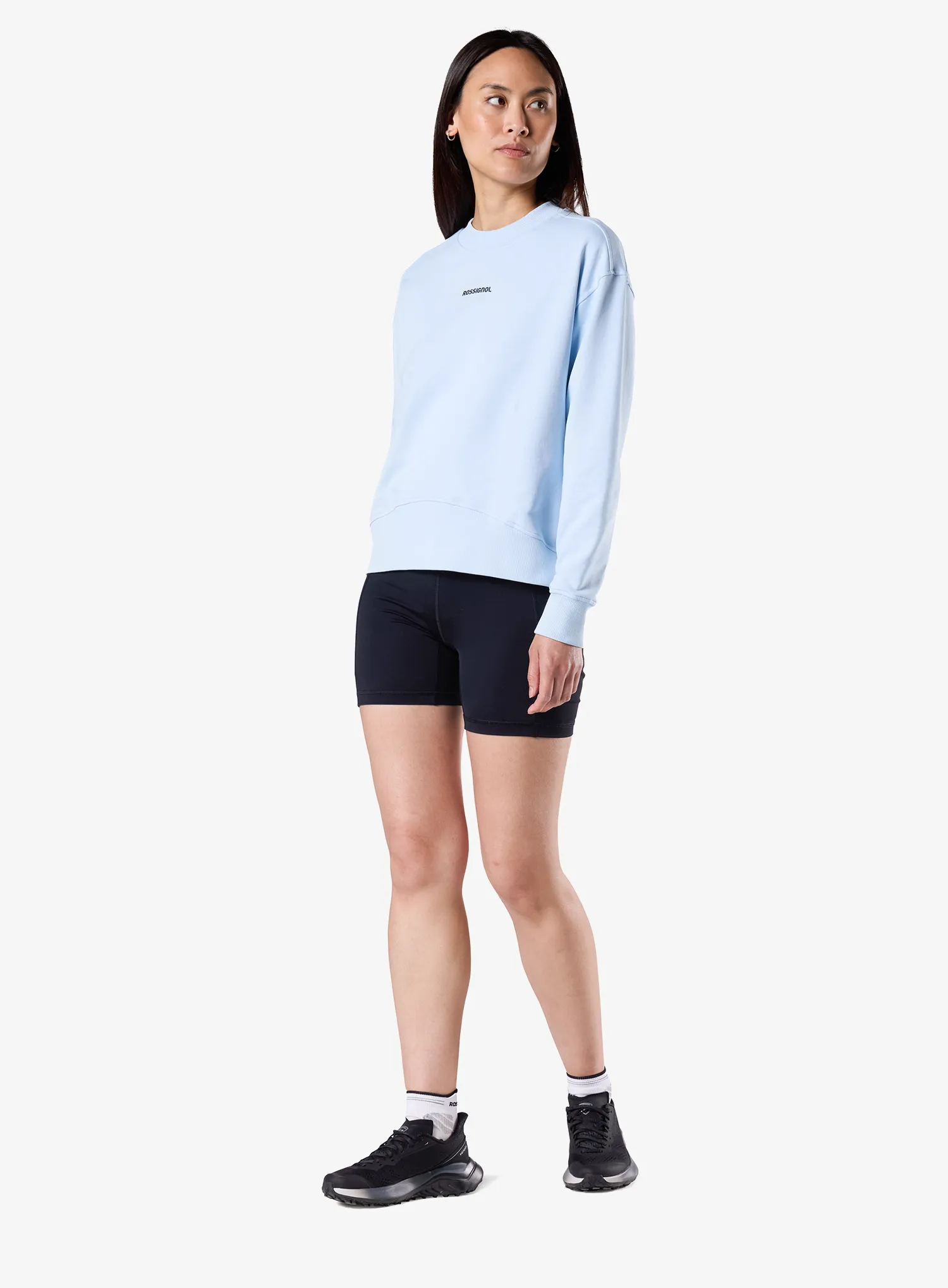 Mikina dámska Rossignol Logo Crewneck - blue aura