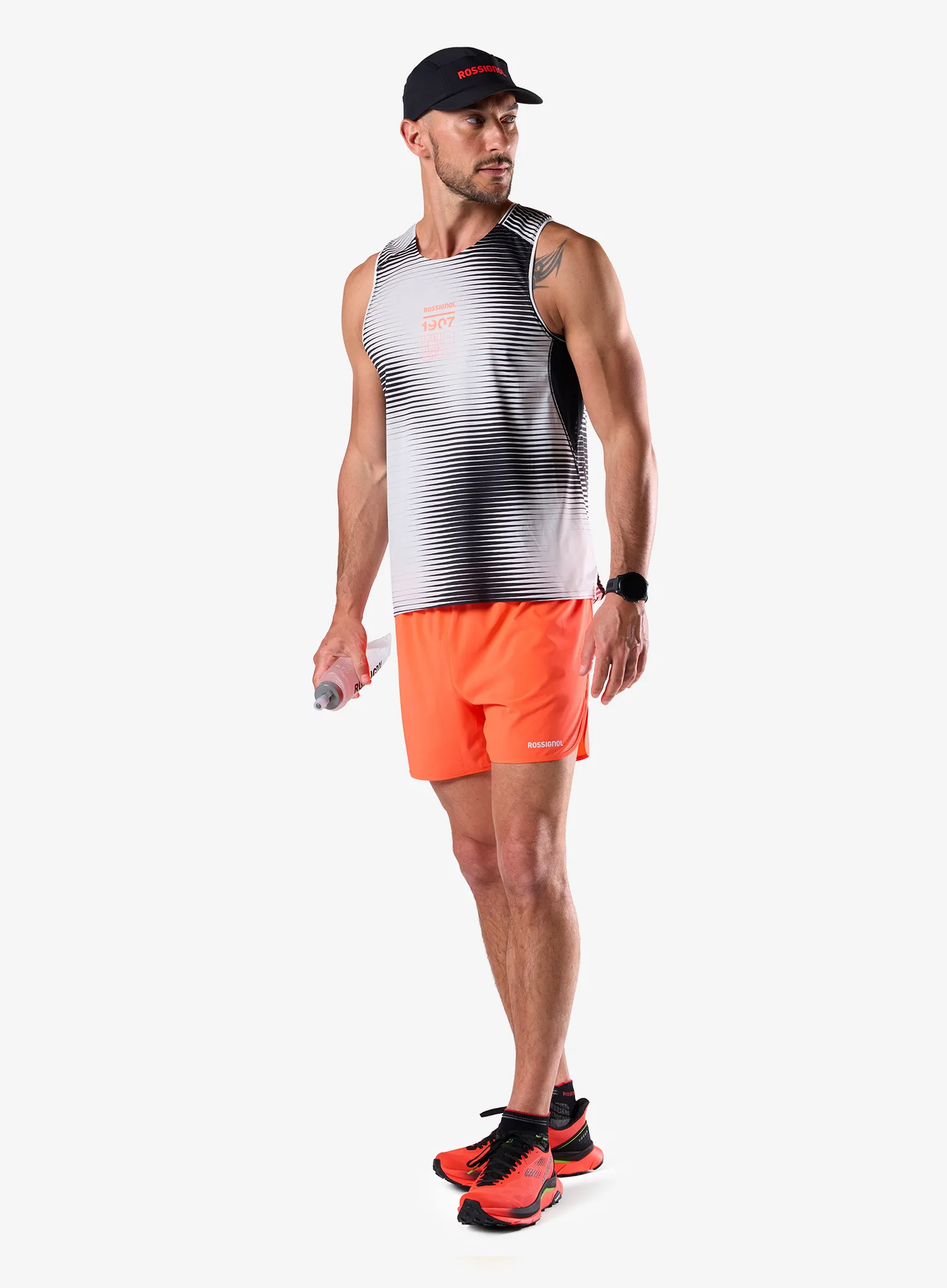 Pánsky top Rossignol Sapa Ultra Tank - black line fogg