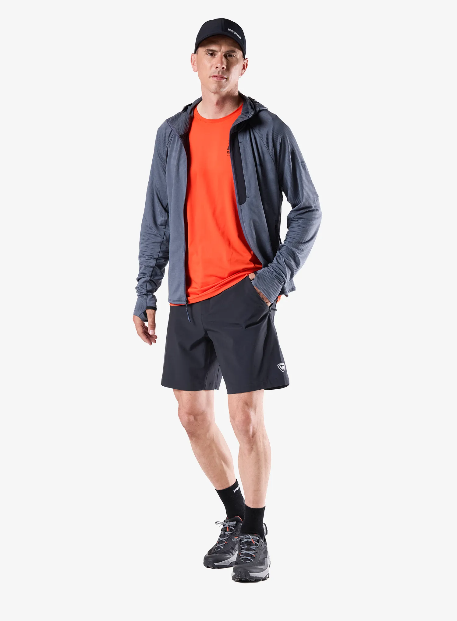 Turistické kraťasy Rossignol Stretch Chino Short 7in - black