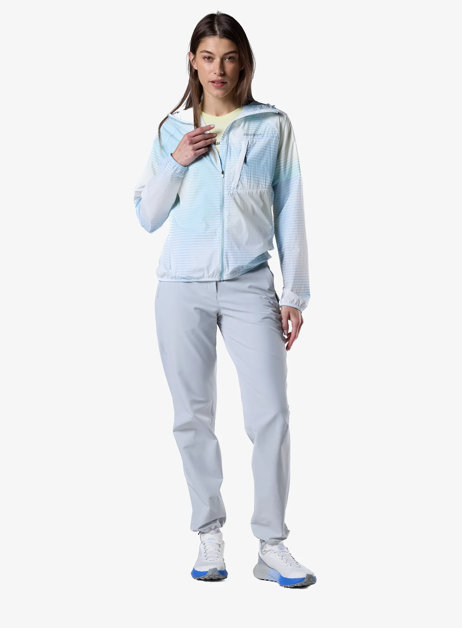 Dámska vetrovka Rossignol Sidelhorn PKB JKT - aura blue line fogg