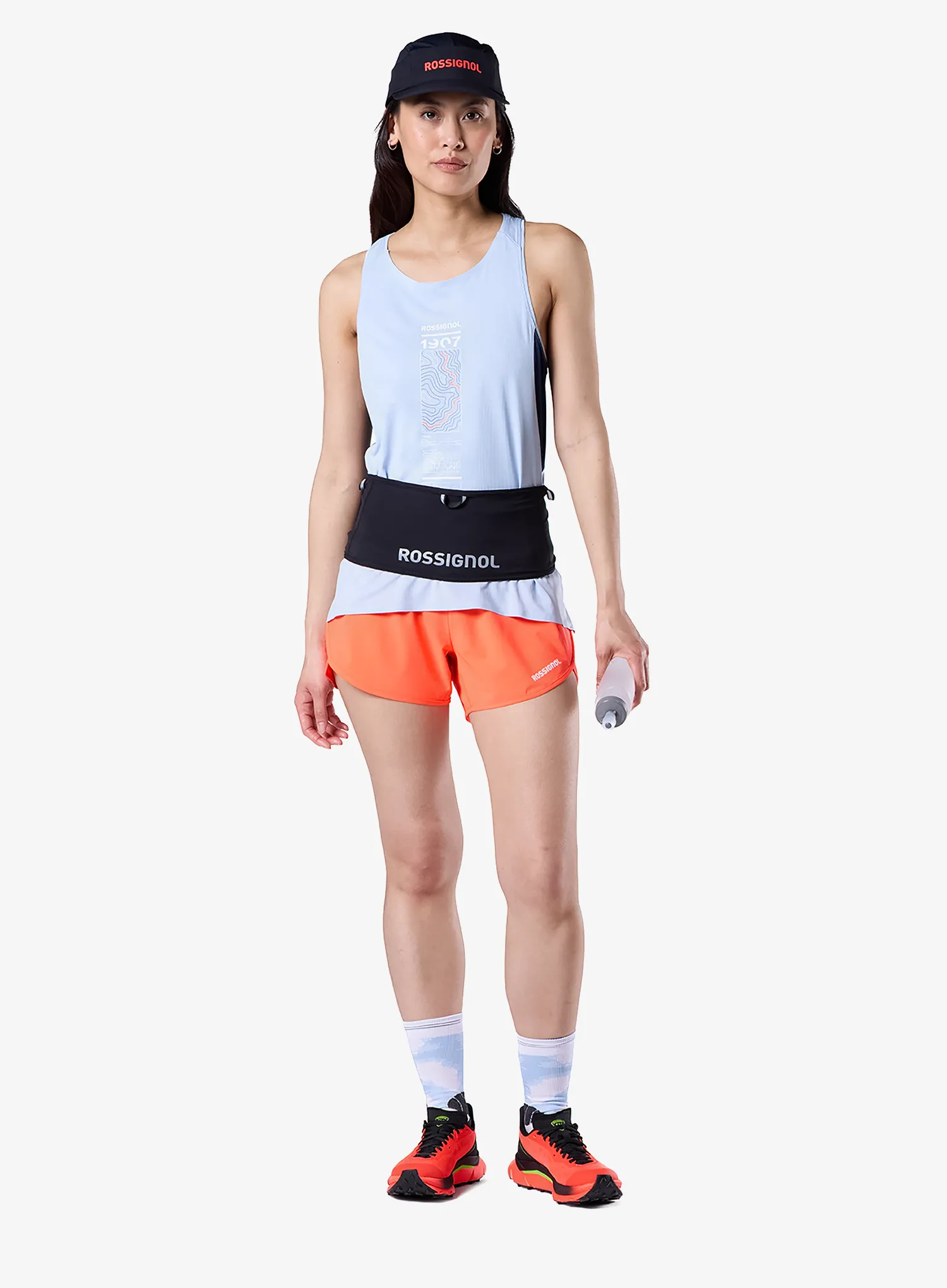 Bežecké kraťasy dámske Rossignol Sapa Short - neon red