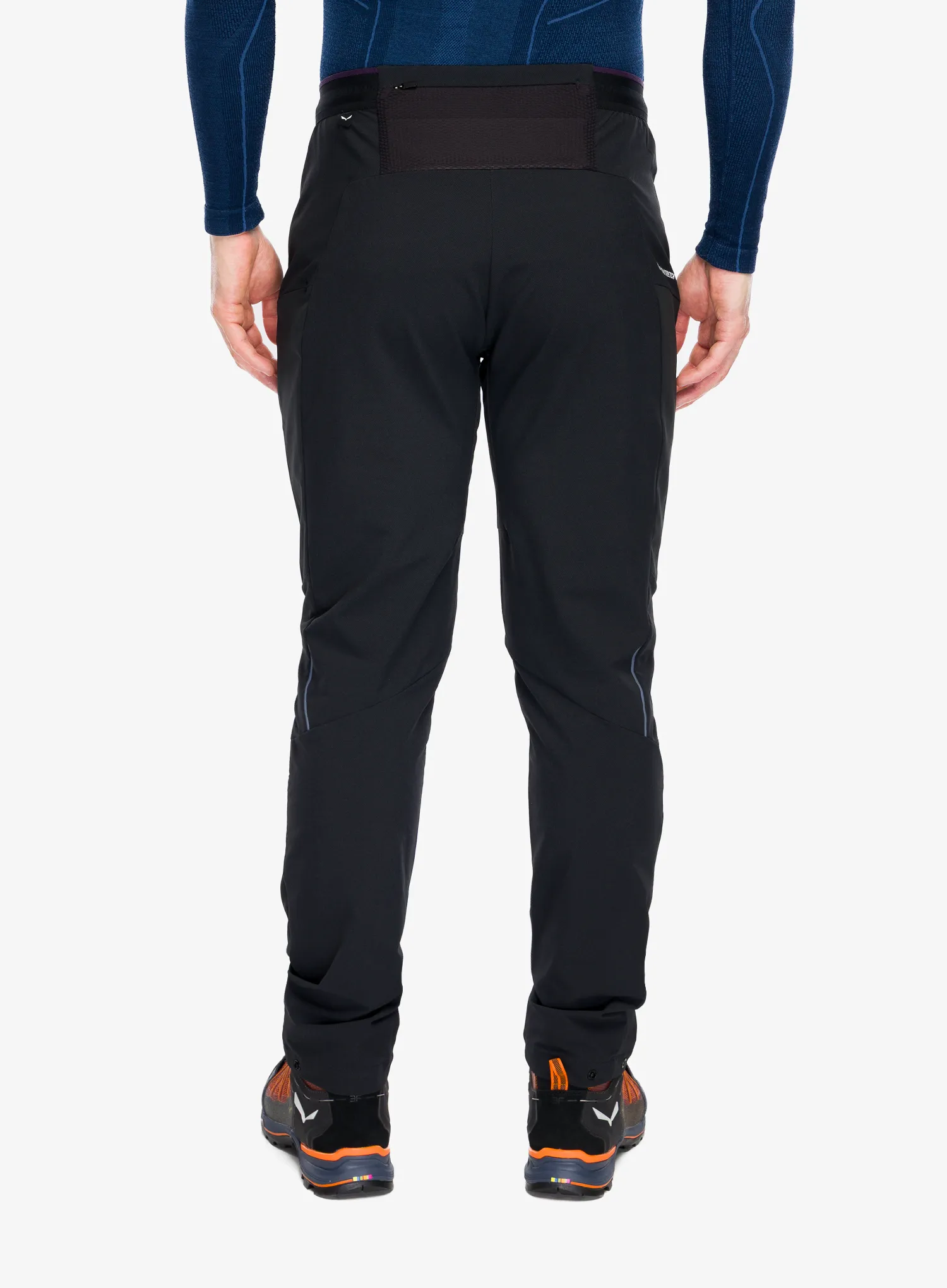 Turistické nohavice Salewa Pedroc Sw Dst Wind Pant - black out