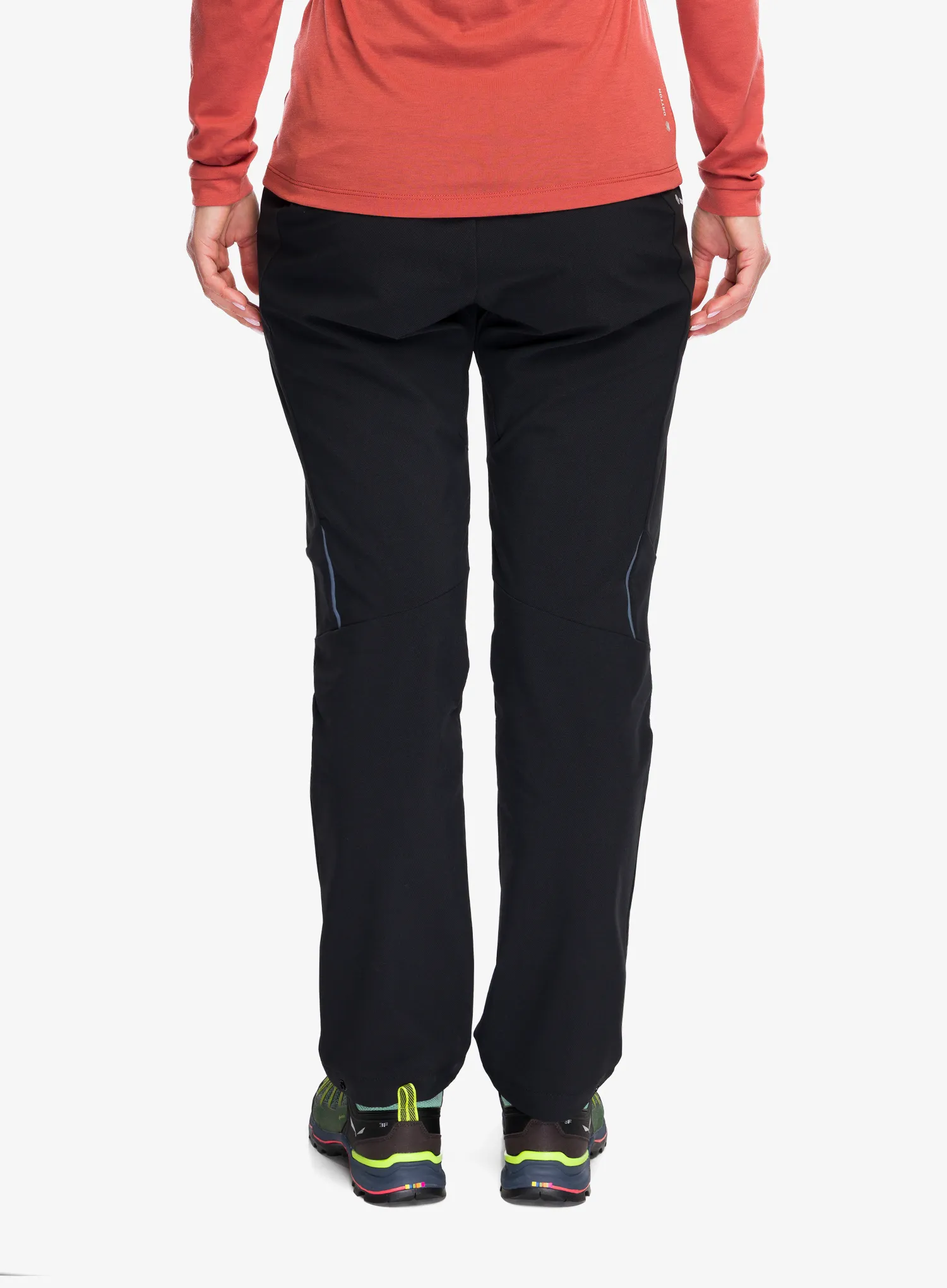 Dámske softshellové nohavice Salewa Pedroc Sw Dst Wind Pant - black out