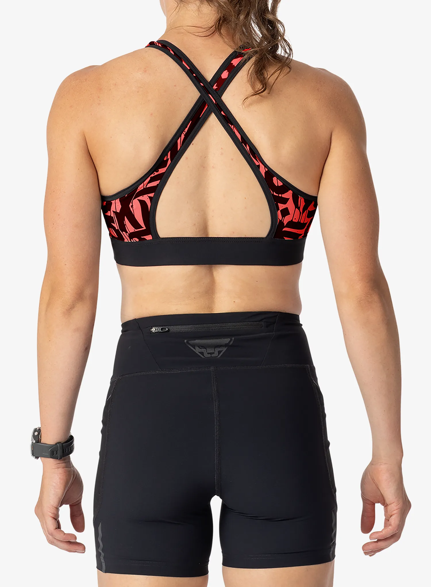 Športová podprsenka Dynafit Alpine Graphic Bra - ultra coral