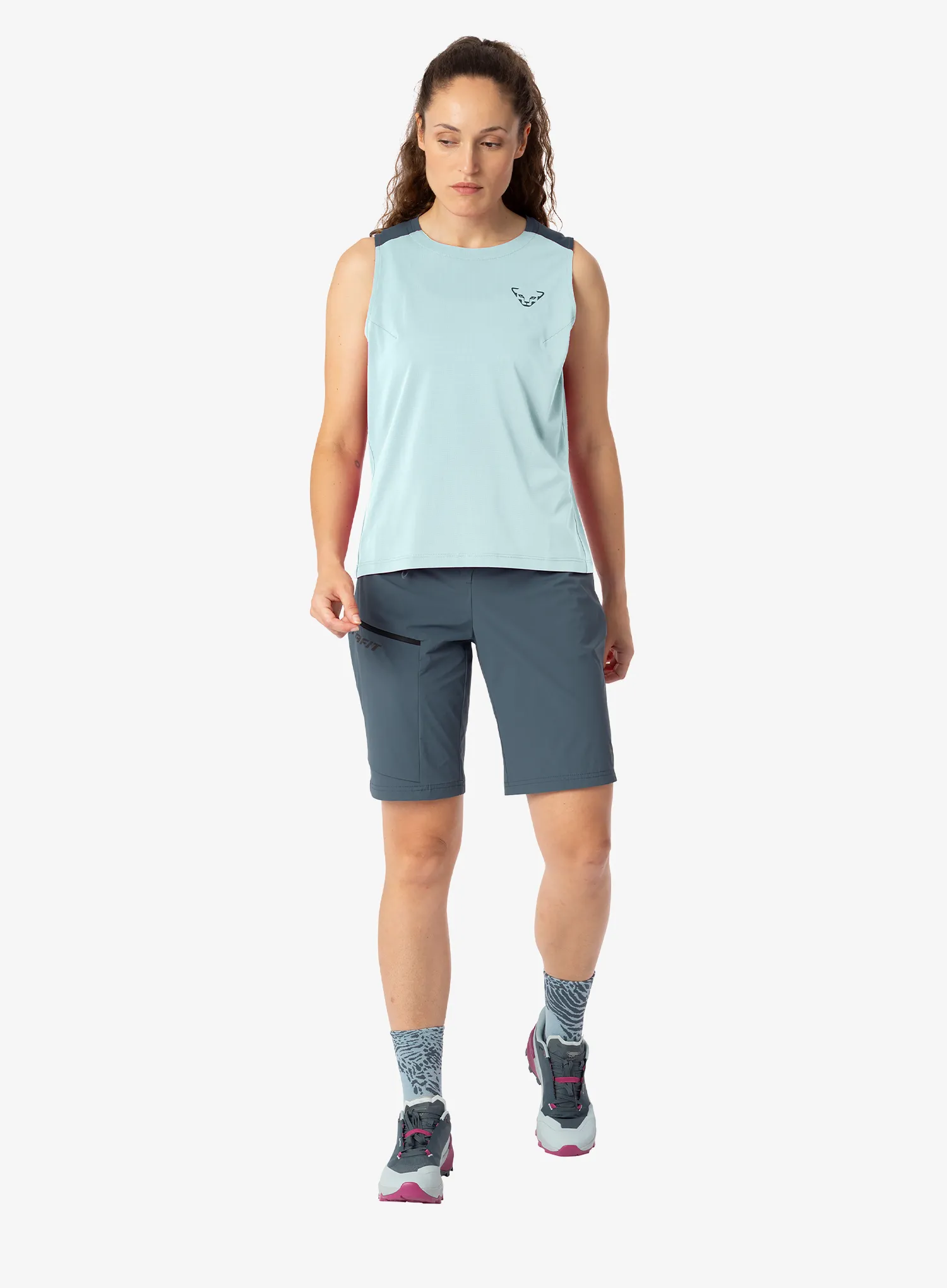 Dámsky top Dynafit Transalper Tank - cloud blue