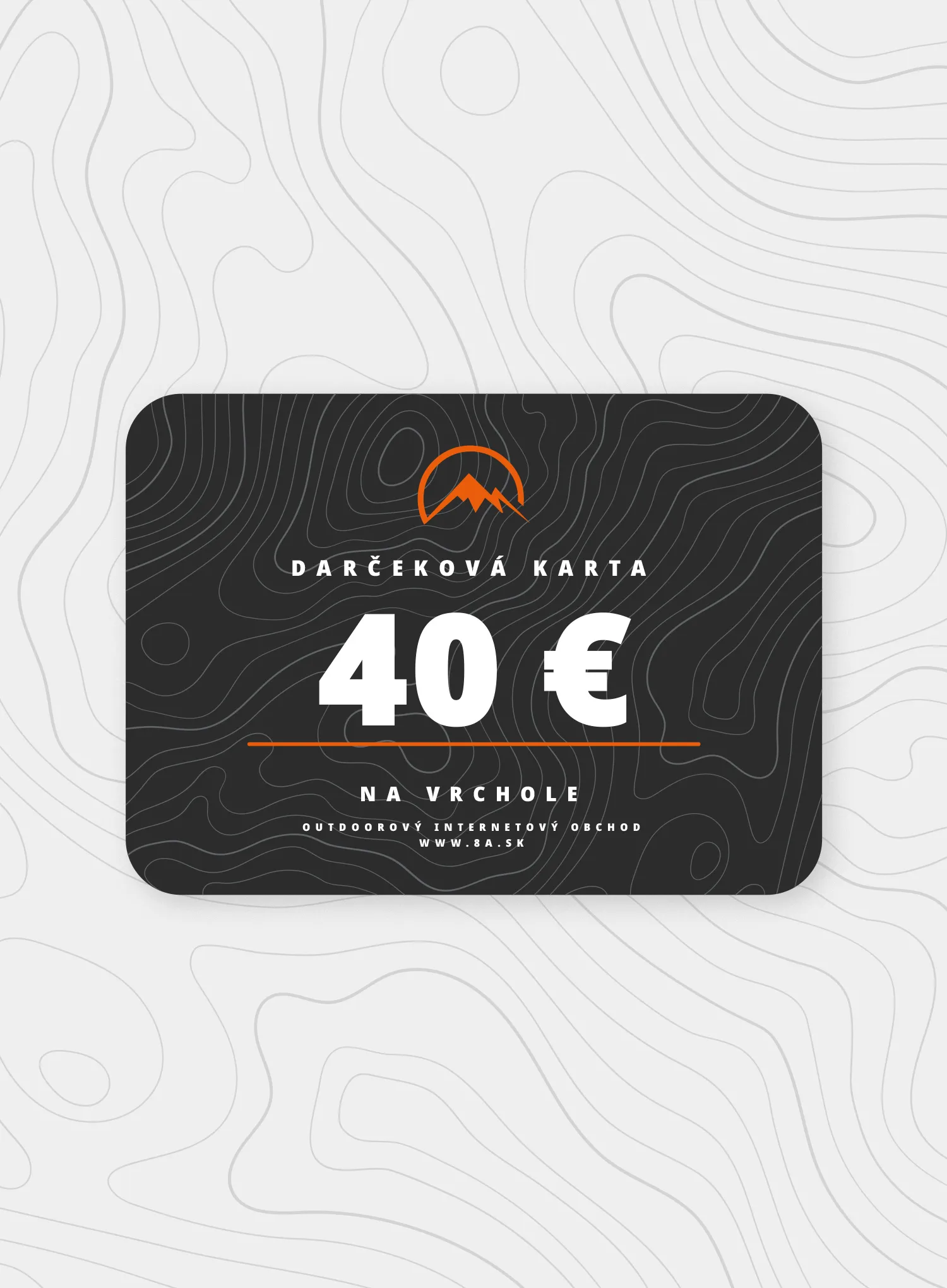 Darčekov&aacute; karta 40 &euro;
