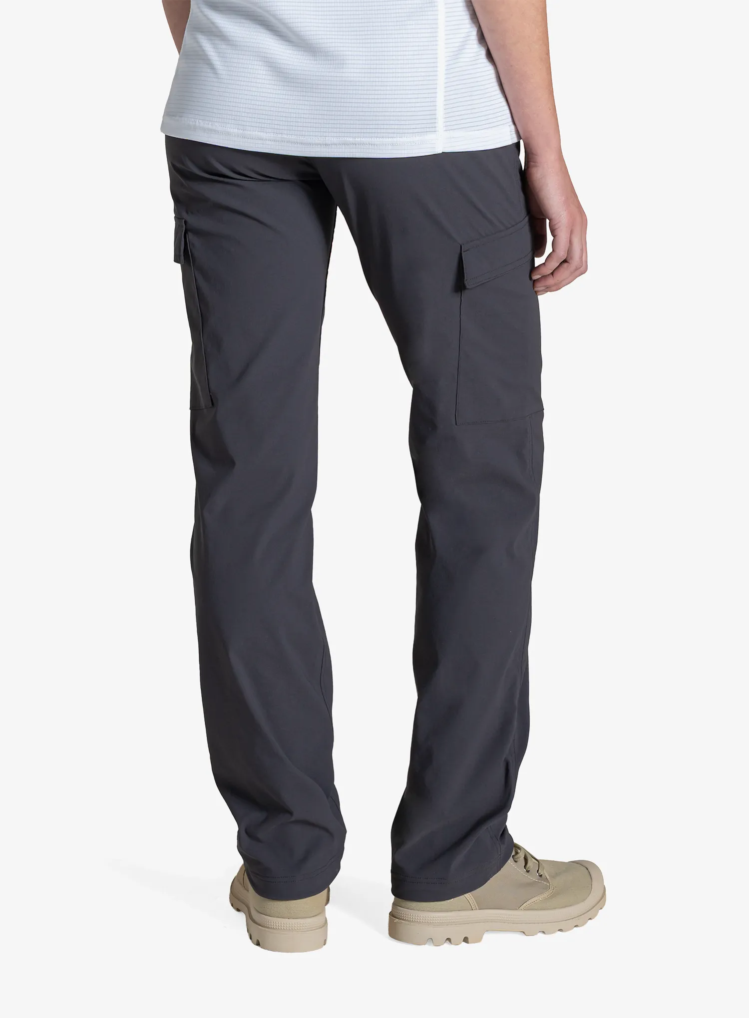 Turistické nohavice dámske Craghoppers NosiLife Rif Stretch Cargo Trouser - dark iron