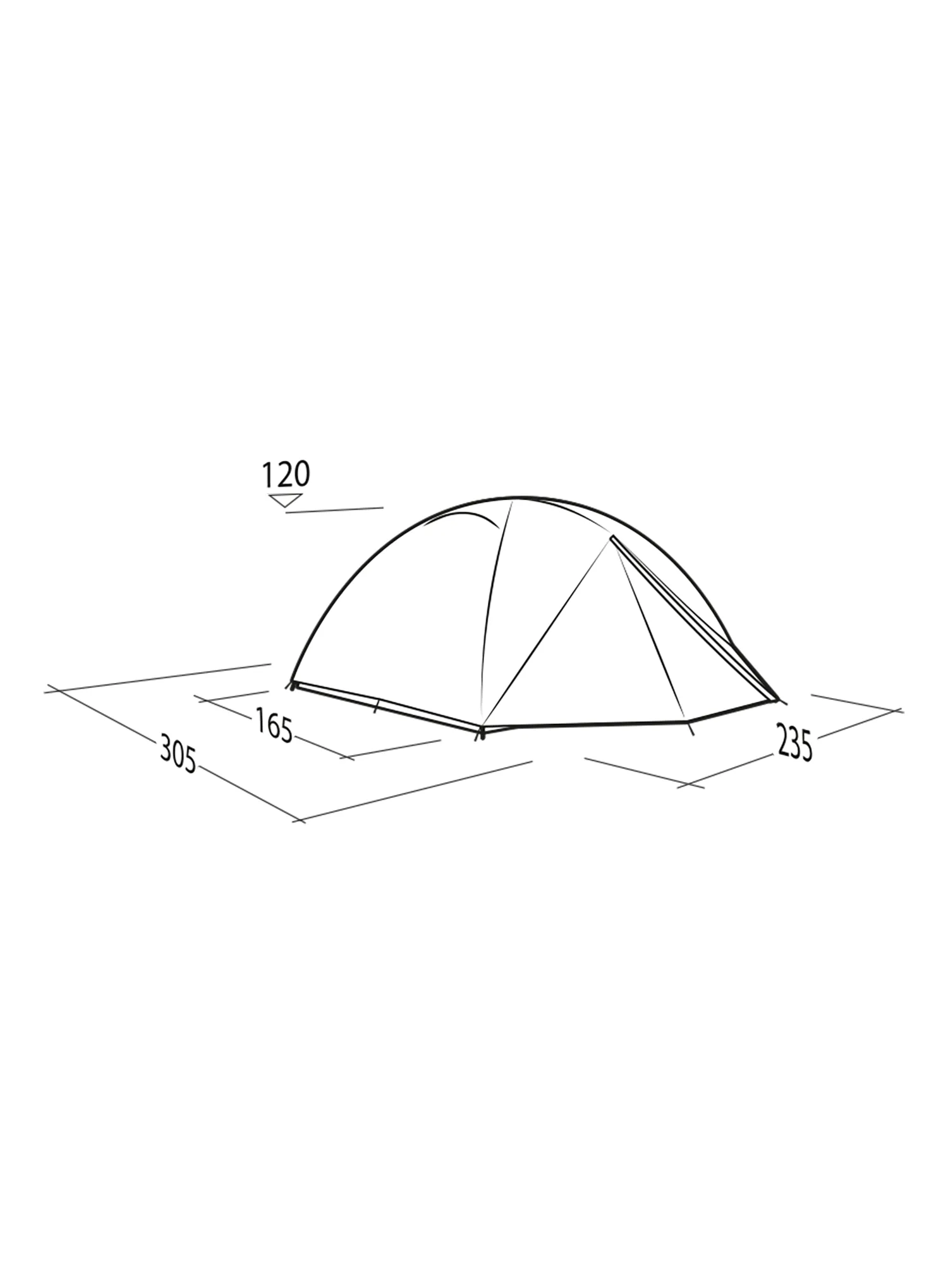 Stan 3 osoby Robens Lodge 3 Exp - green
