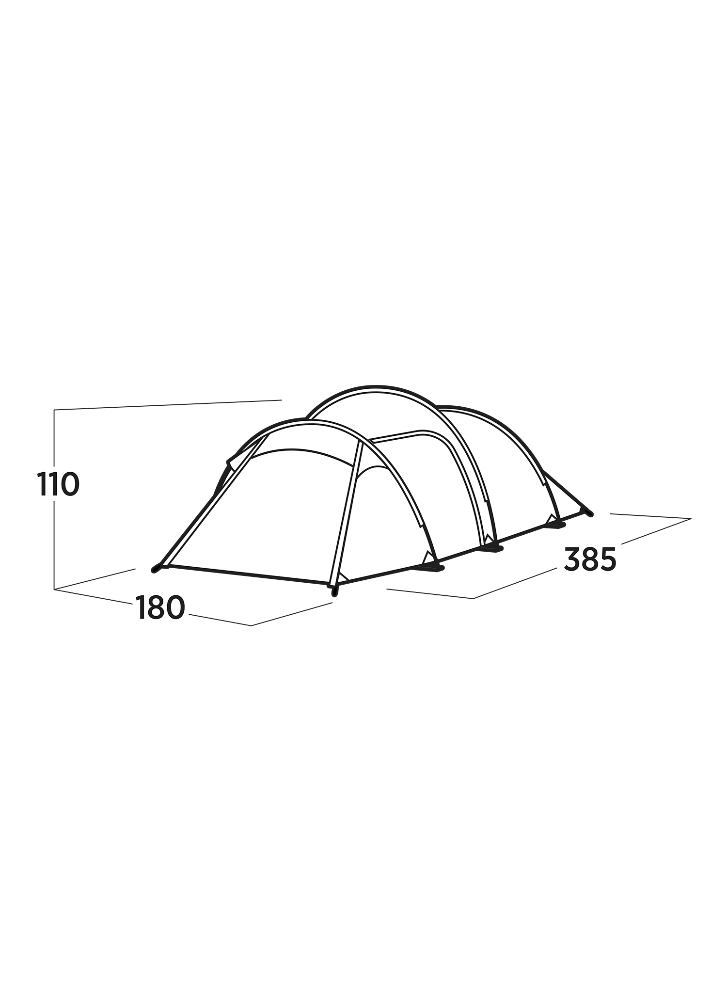 Stan pre 3 osoby Easy Camp Pasvik 3