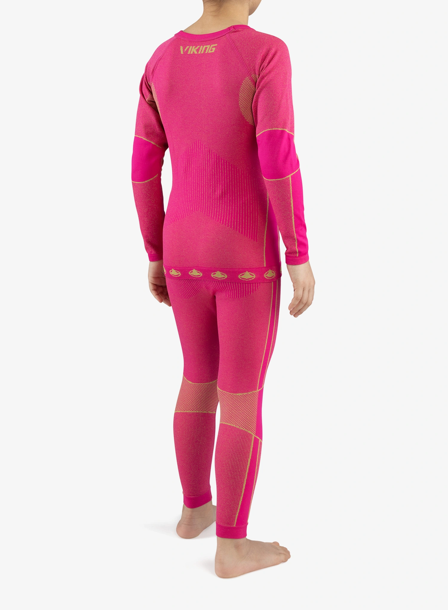 Termo pradlo detske Viking Base Layer Riko Set - fuchsia