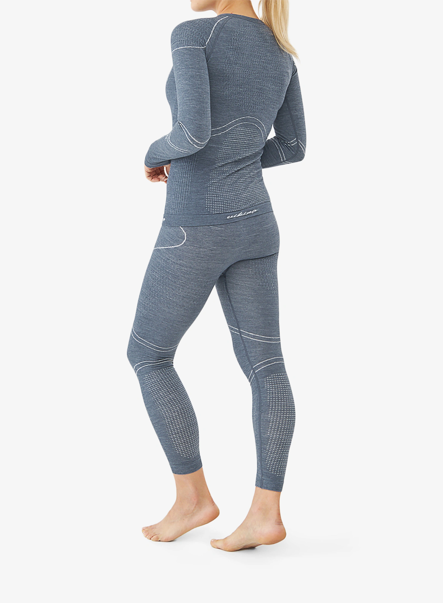 Dámske termoprádlo Viking Base Layer Lana Pro Set - dark grey