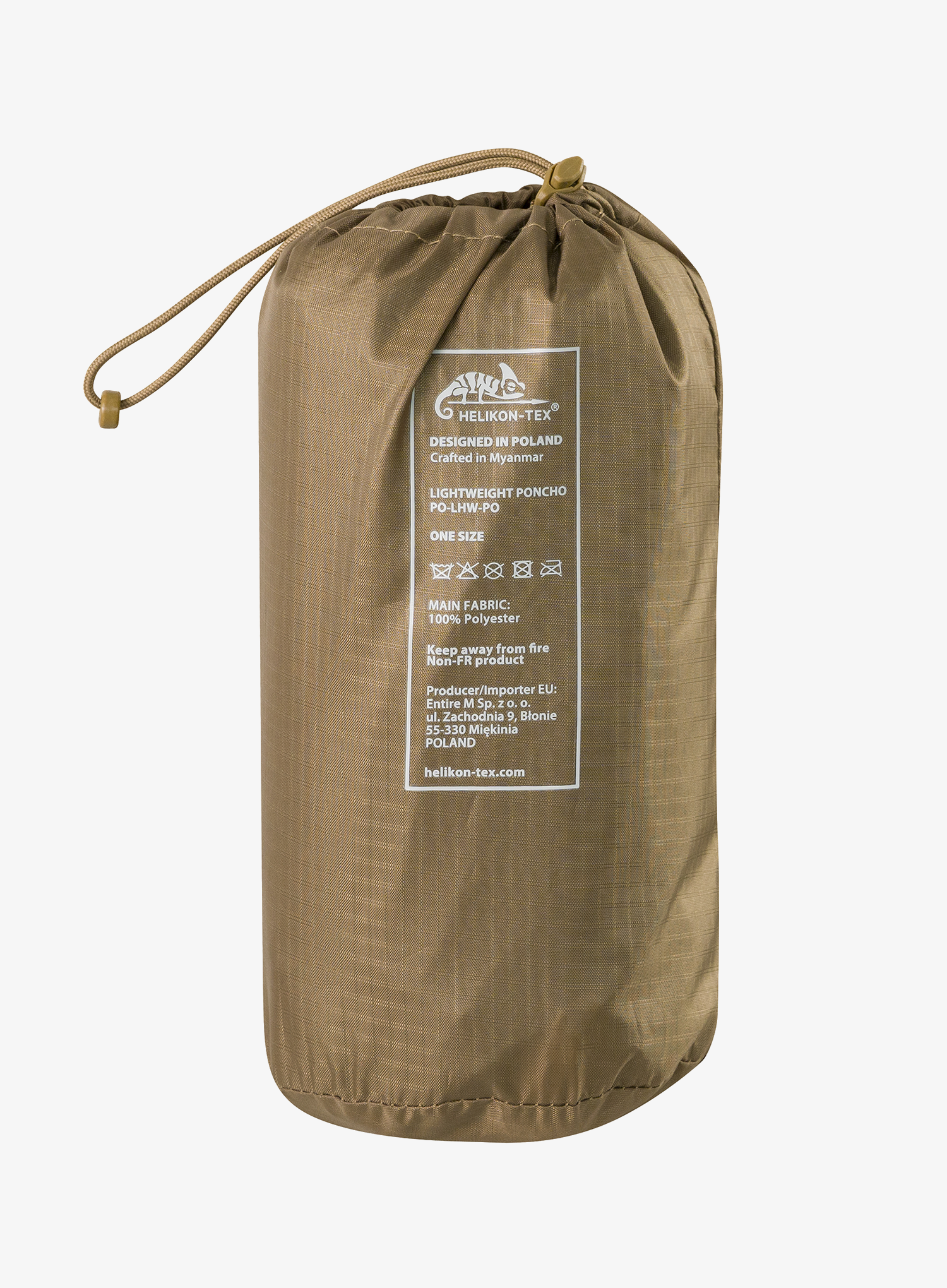 Turistický pršiplášť Helikon-Tex Lightweight - coyote
