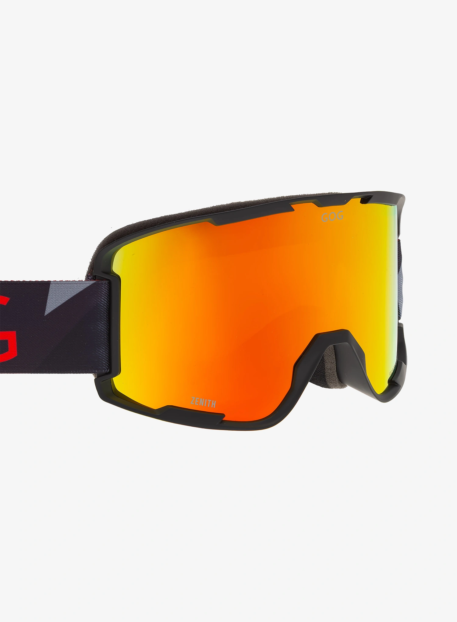 Lyžiarske okuliare GOG Zenith - matt black/reflex red S2