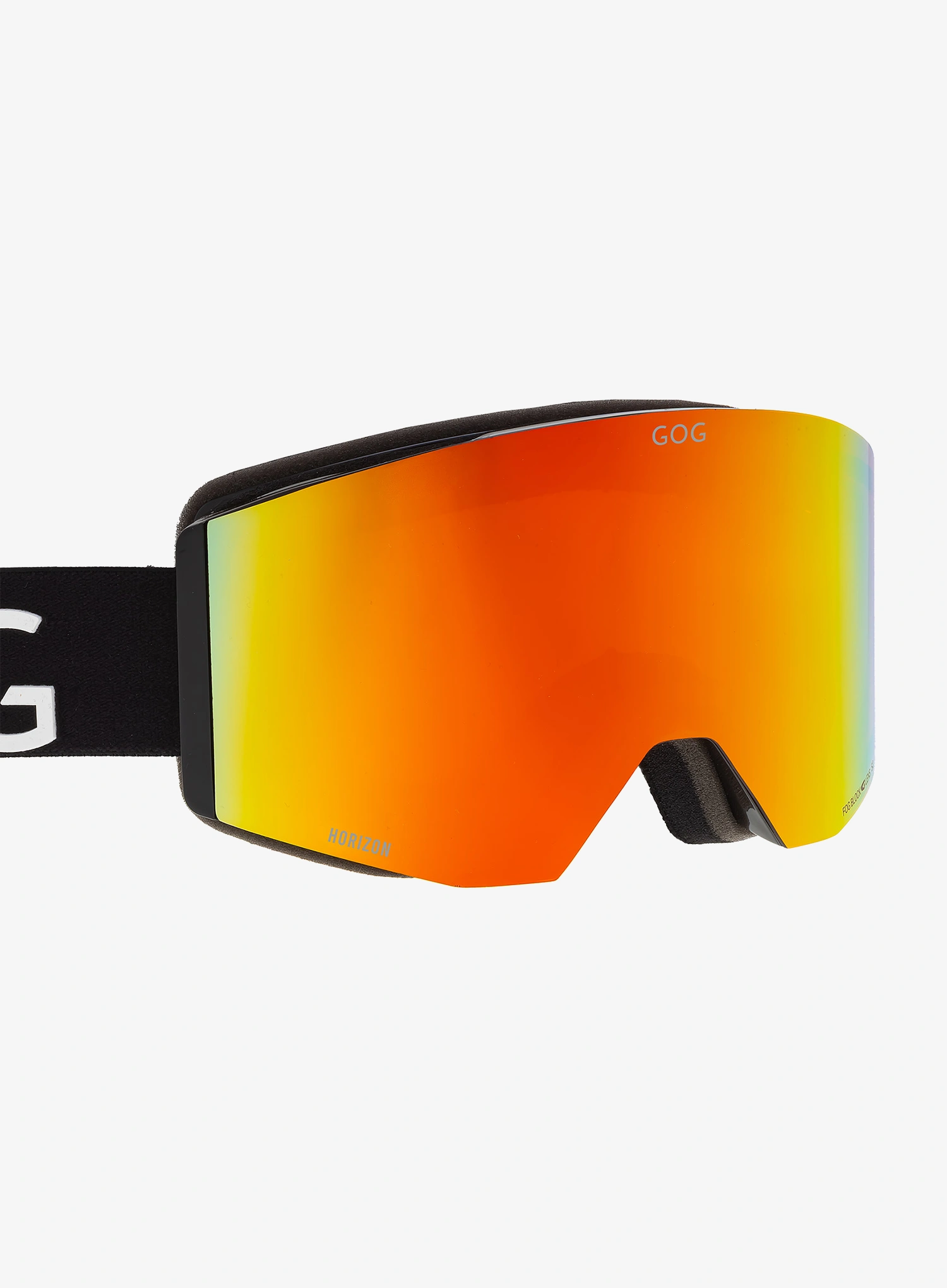 Lyžiarske okuliare GOG Horizon - black/reflex red S2