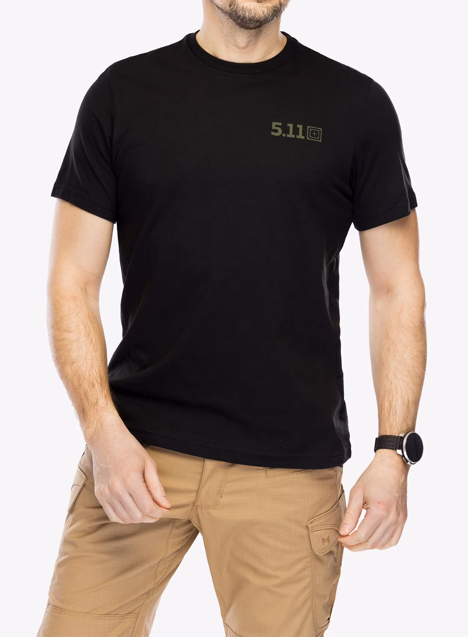 Tričko s potlačou 5.11 Brew Grounds S/S Tee - black