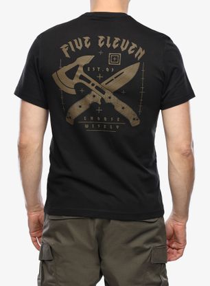 Bavlnené tričko 5.11 Choose Wisely S/S Tee - black
