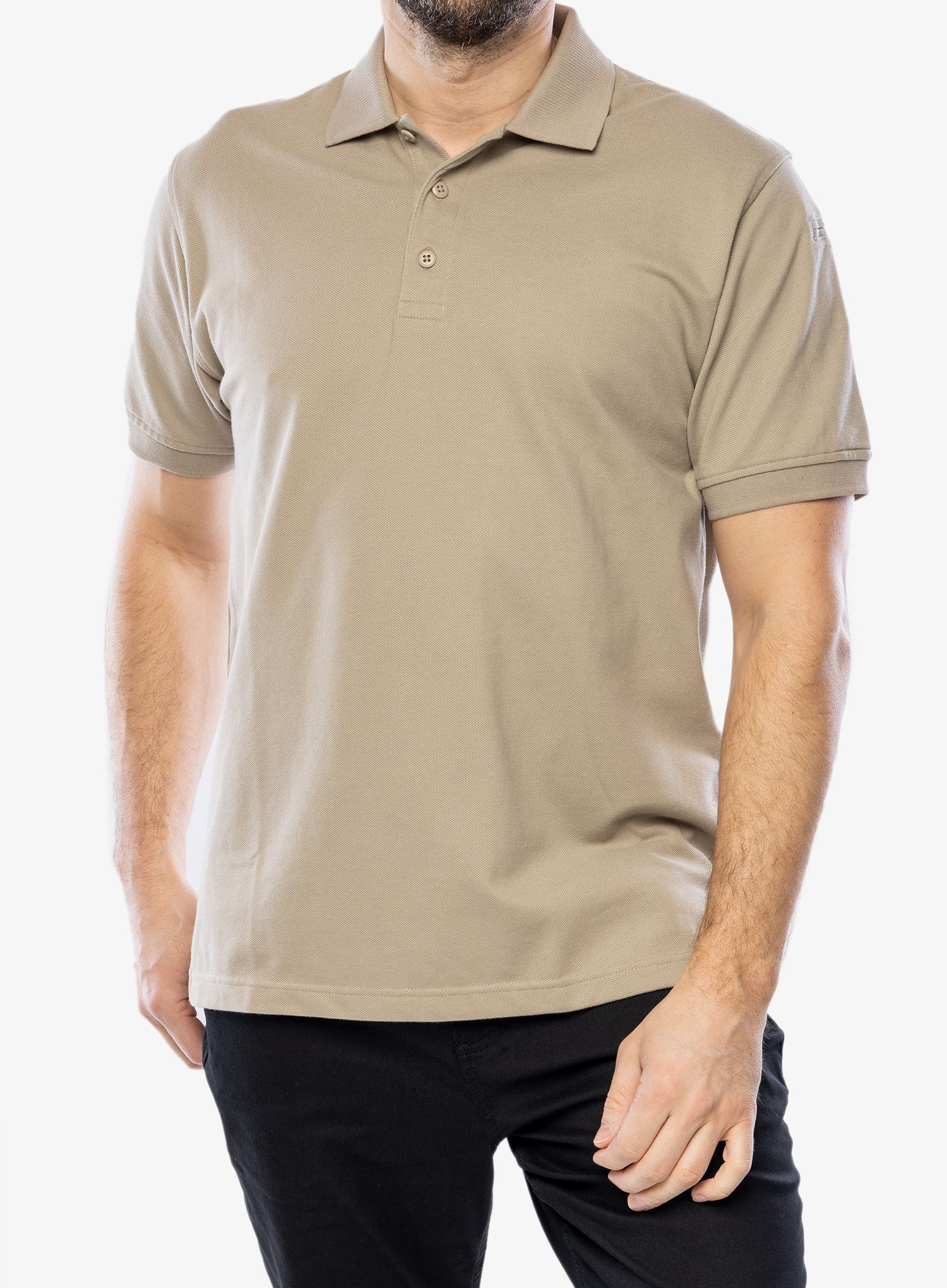 Bavlnené tričko 5.11 Professional S/S Polo - silver tan