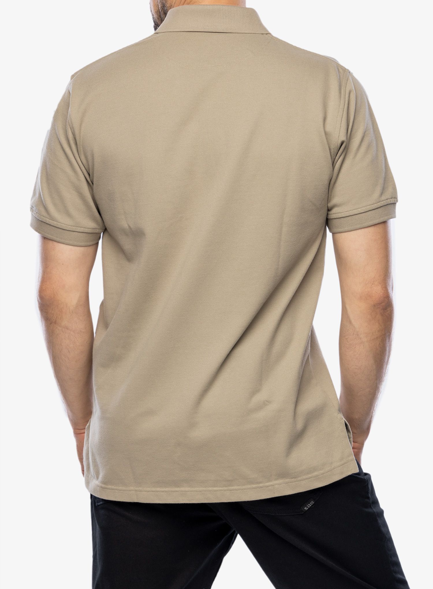 Bavlnené tričko 5.11 Professional S/S Polo - silver tan
