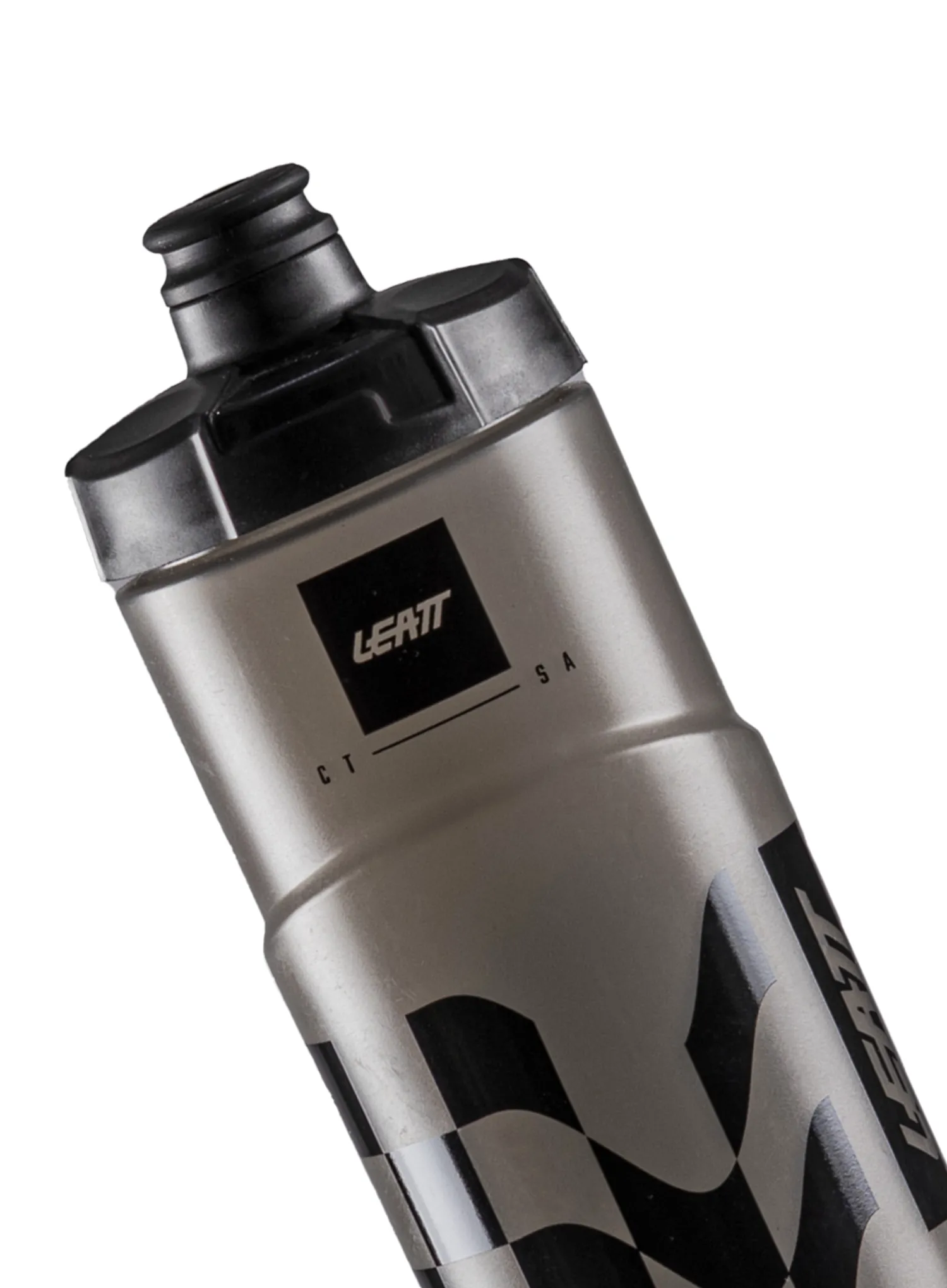 Fľaša na bicykel Leatt Bottle DuoValve 600 ml Fidlock - smoke